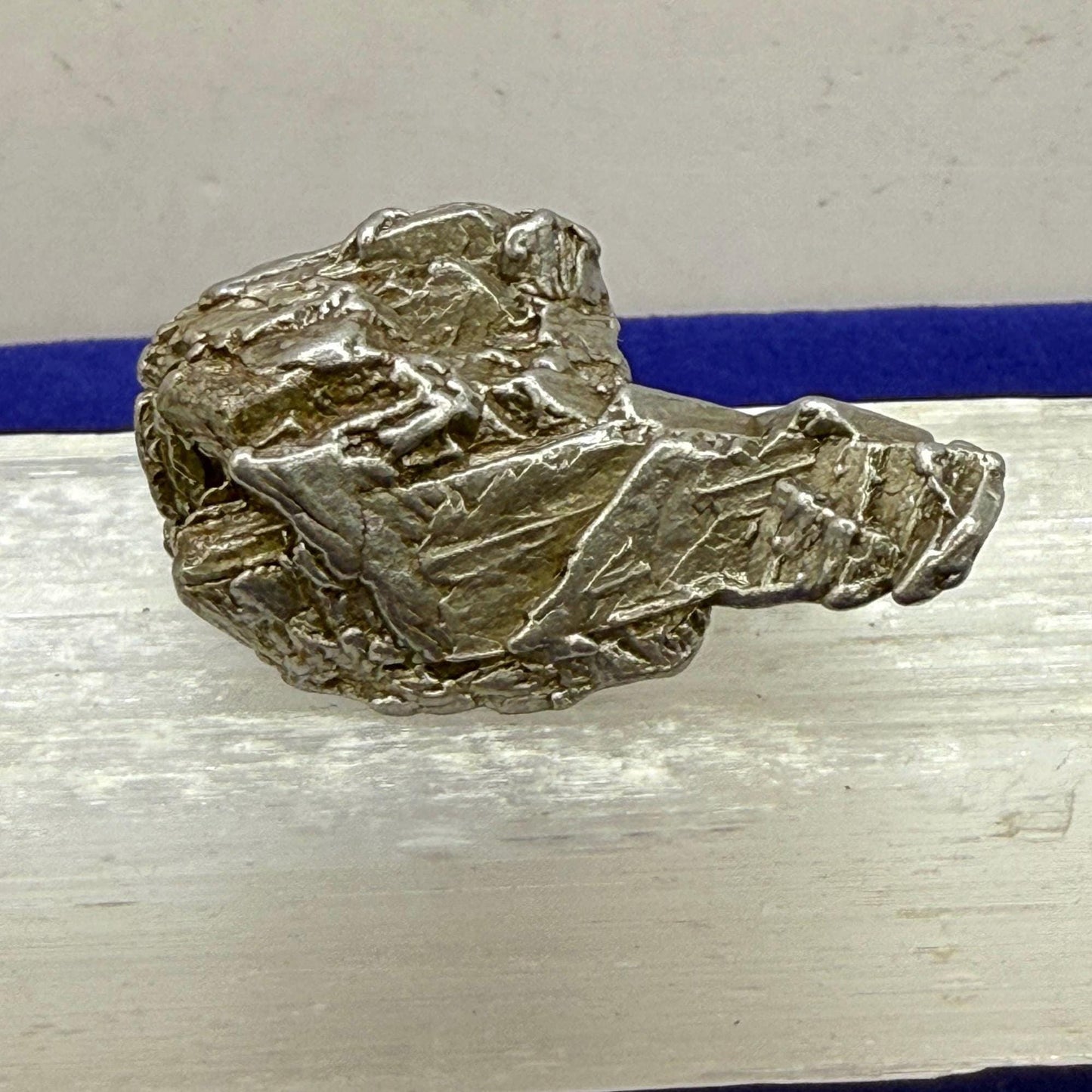 Beautiful Aletai Meteorite Specimen, 32.90 grams, COA, Meteorite Collection, Astronomy Gift, Authentic Iron Meteorite, Space Gift, Space
