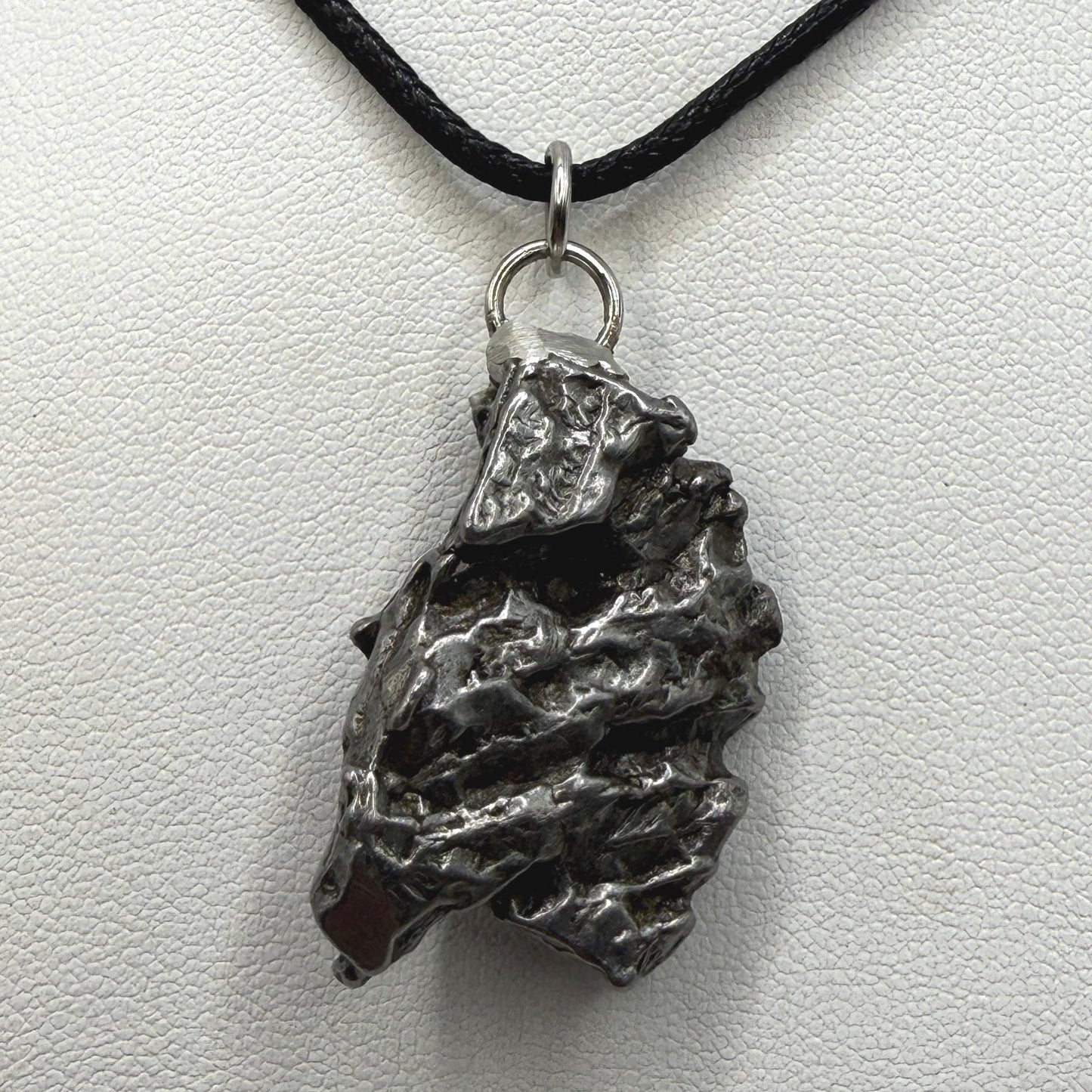 Beautiful Meteorite Campo del Cielo Pendant 20.26 grams, Astronomy Gift, Authentic Meteorite, Meteorite Jewelry, Meteorite Pendant, COA