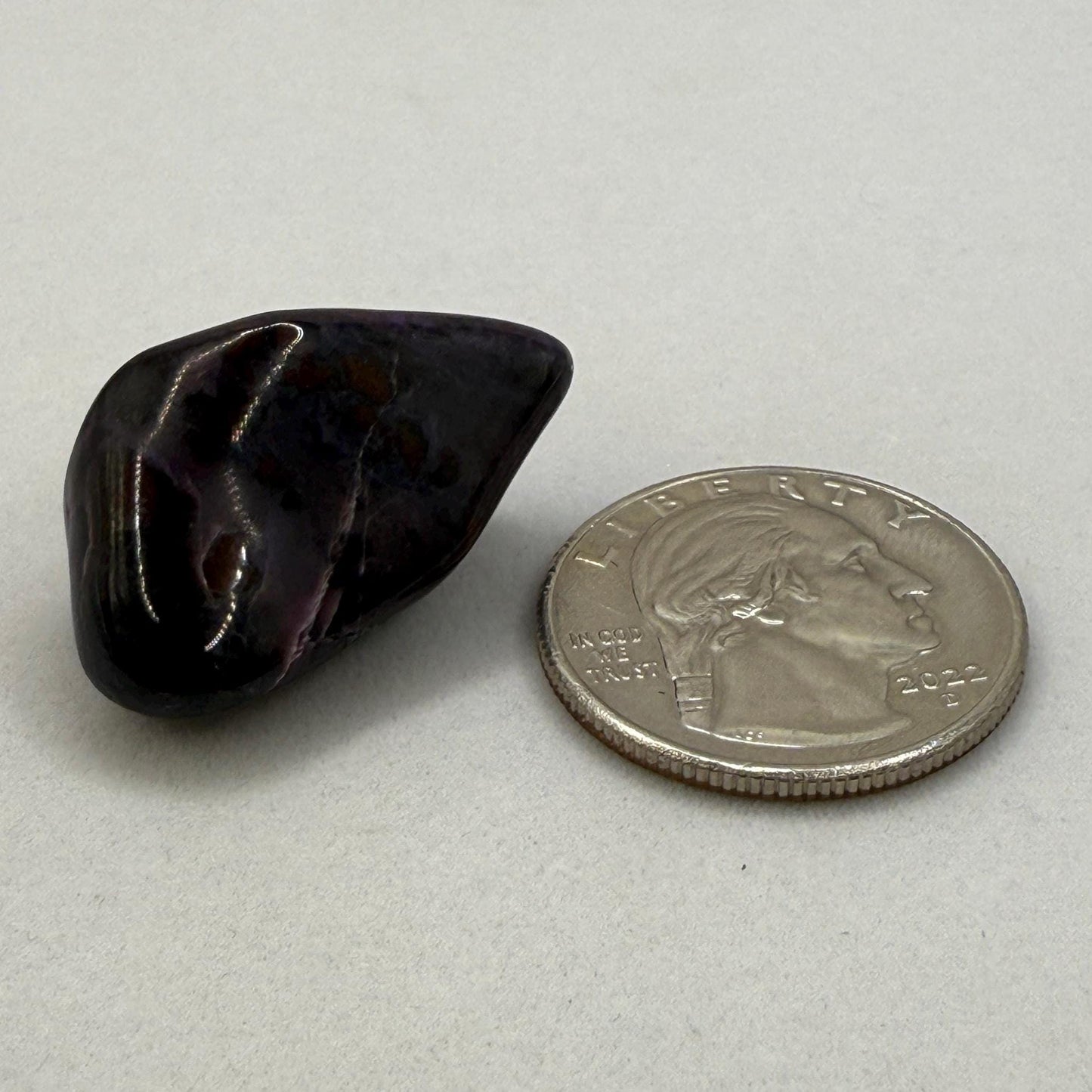 Sugalite Specimen, Polished Sugalite, Rare Sugalite, Inner Peace, South African, Reiki Energy Work, Authentic Sugalite, 10.99 grams