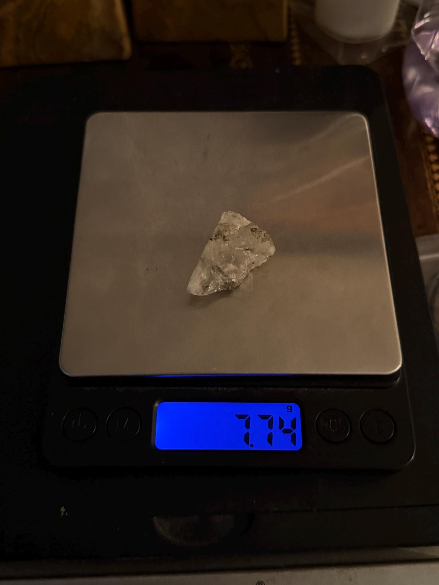 Brazilian Phenacite Crystal: Rare Rainbow Gemstone, 7.74g/38.7ct