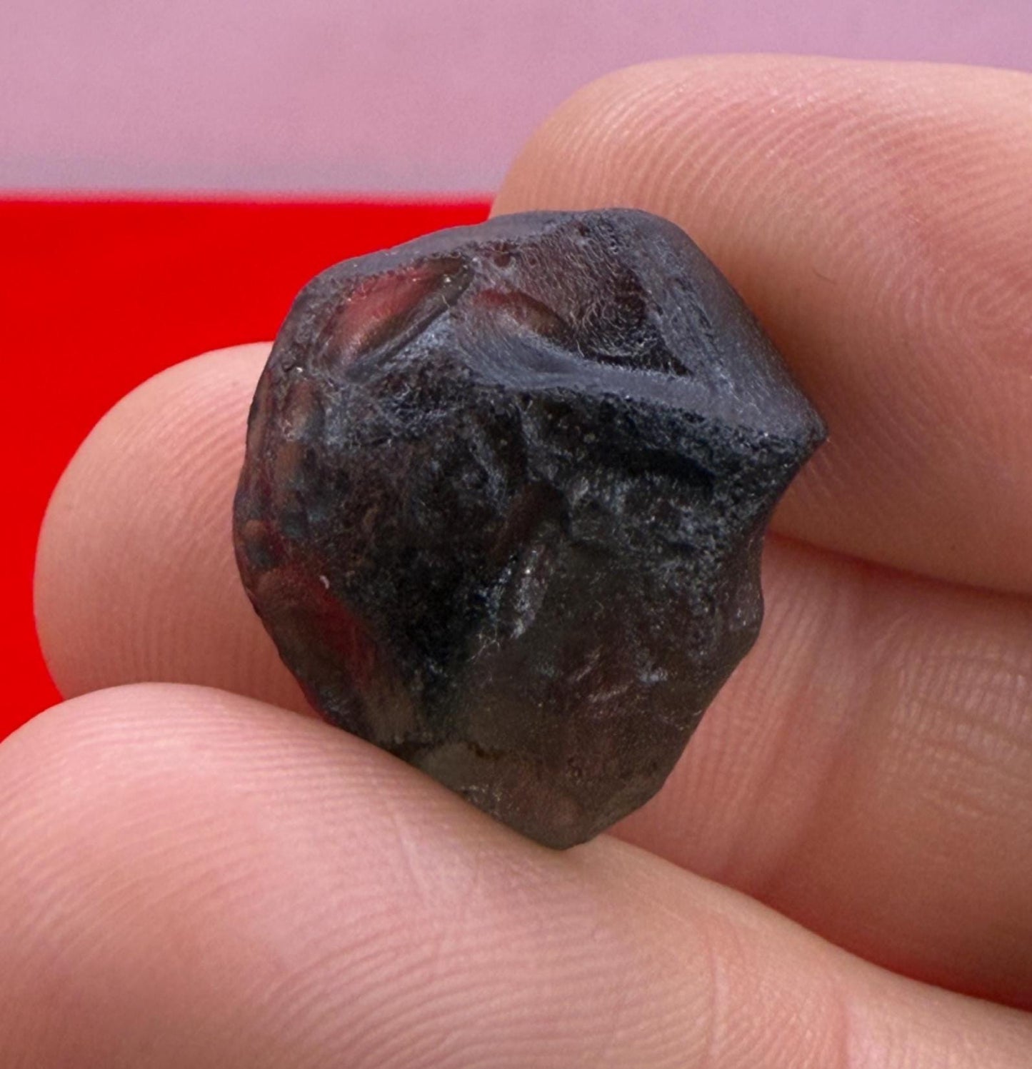 Colombianite Specimen, Beautiful and Translucent, Shamanic, Tektite, Pseudotektite, Obsidian, Healing Energy, Metaphysical, 4.53 grams