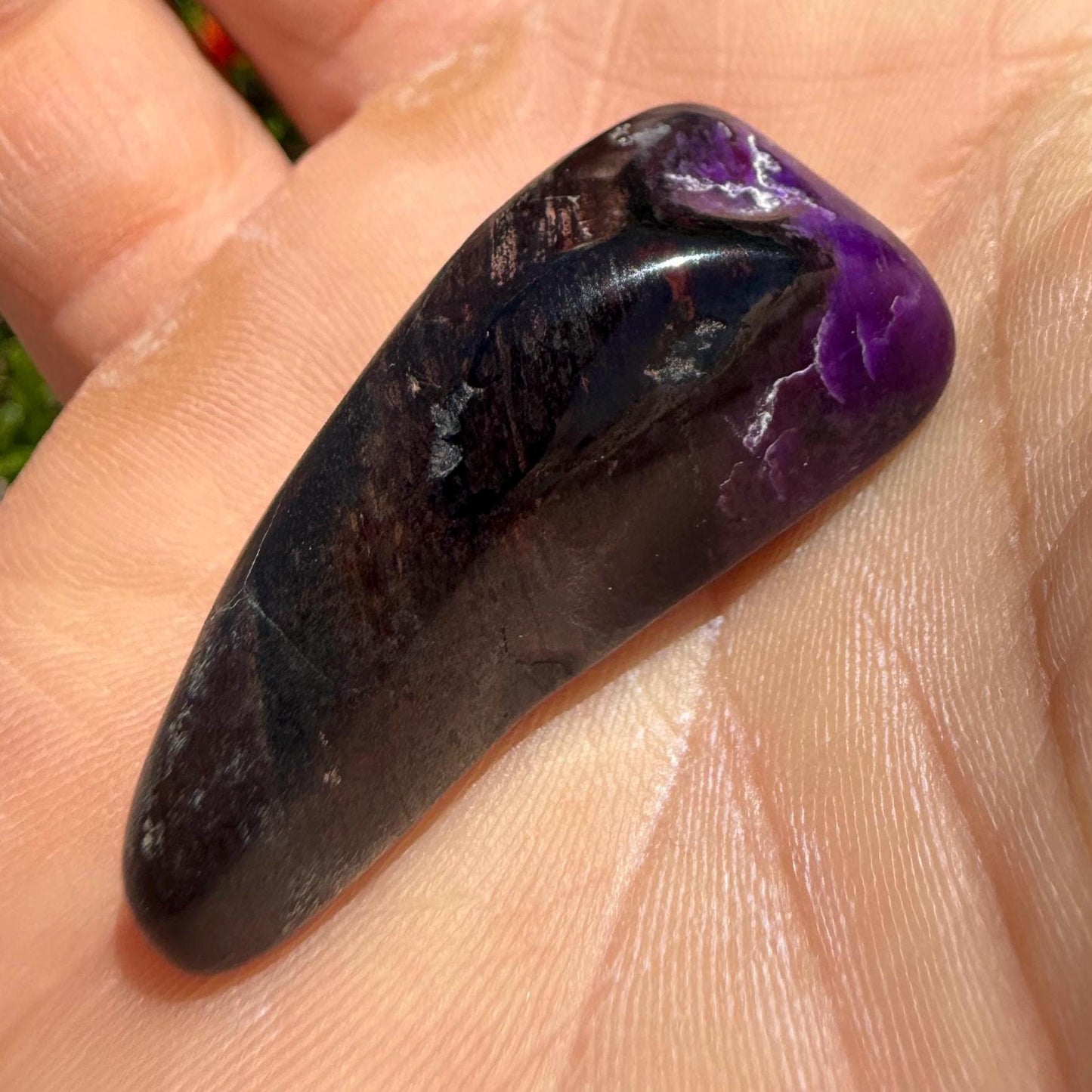 Sugalite Specimen, Polished Sugalite, Rare Sugalite, Inner Peace, South African, Reiki Energy Work, Authentic Sugalite, 14.98 grams