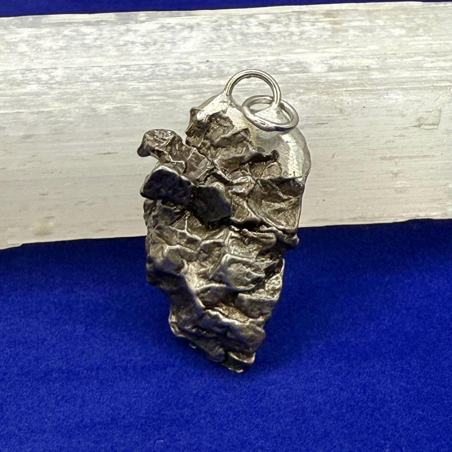 Campo del Cielo Meteorite Pendant, Moving Piece, Meteorite Jewelry, Iron Meteorite, Meteorite Pendant, COA, Astronomy Gift, 17.45 Grams