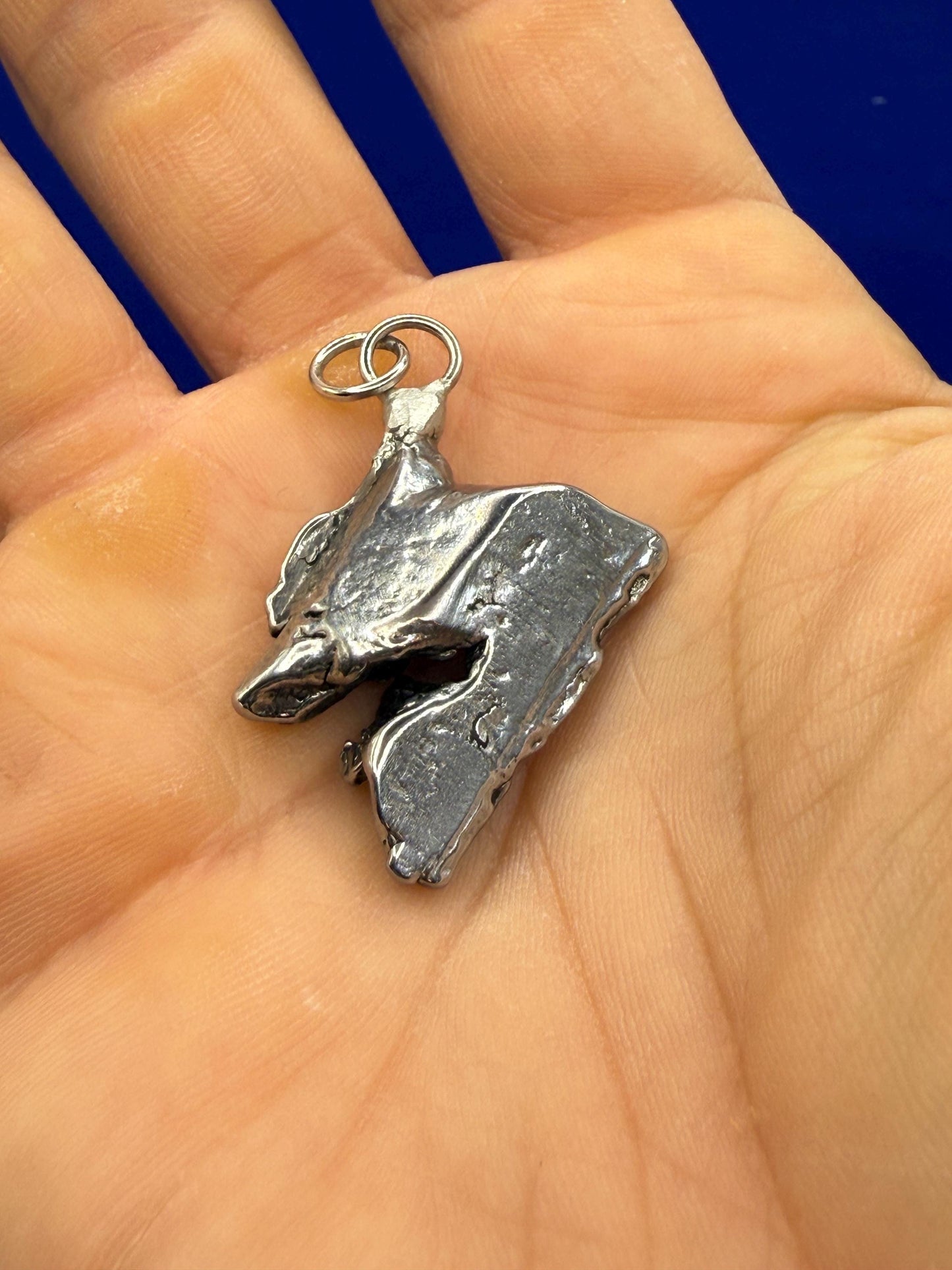 Beautiful Aletai Meteorite Pendant, 13.01 grams, Astronomy Gift, Authentic Meteorite, Meteorite Jewelry, Meteorite Pendant, COA, Space Gift