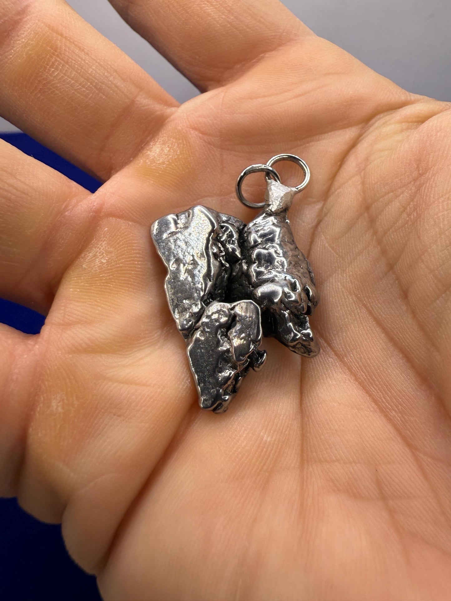 Beautiful Aletai Meteorite Pendant, 13.01 grams, Astronomy Gift, Authentic Meteorite, Meteorite Jewelry, Meteorite Pendant, COA, Space Gift