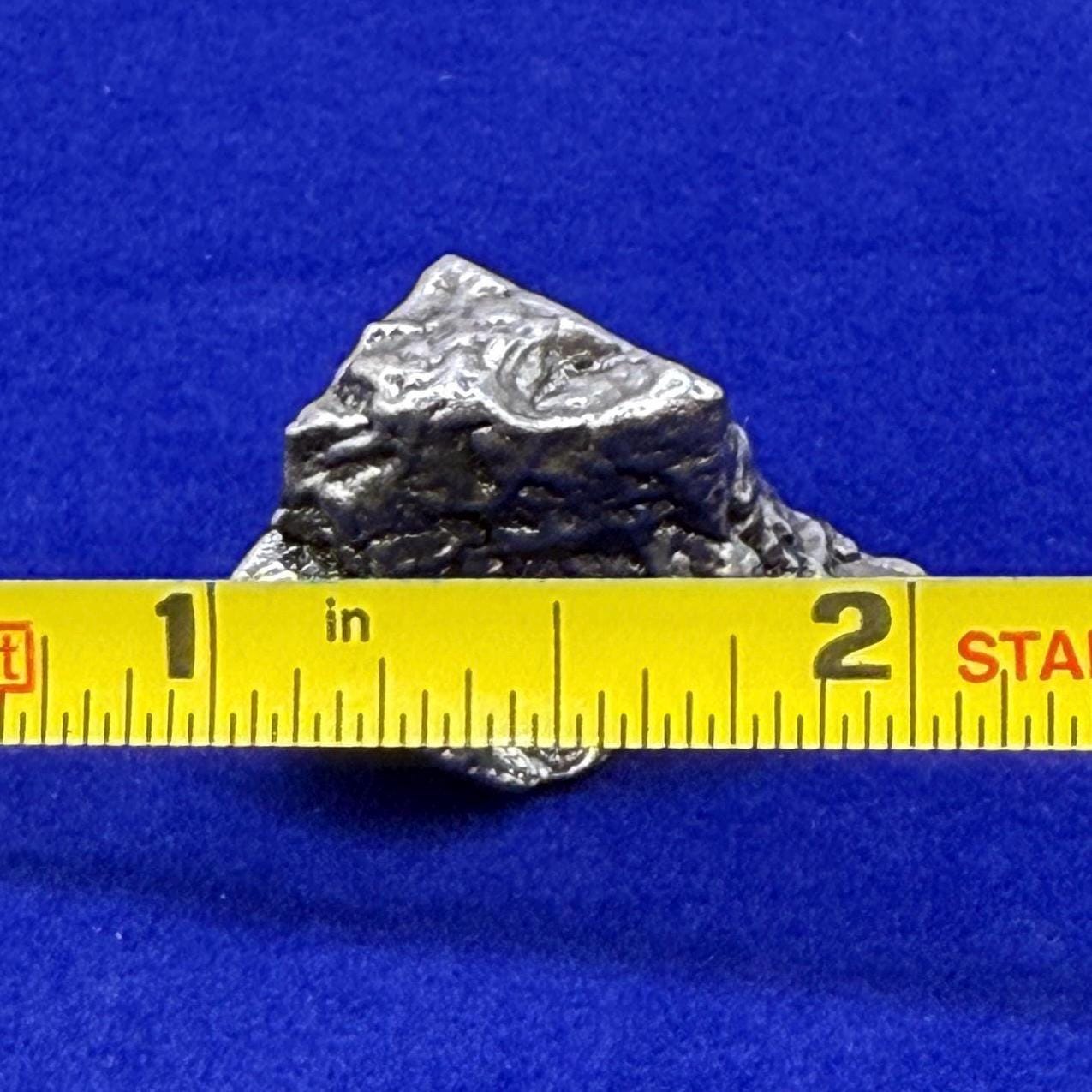 Beautiful Aletai Meteorite Specimen, 21.67 grams, COA, Meteorite Collection, Astronomy Gift, Authentic Iron Meteorite, Space Gift, Space