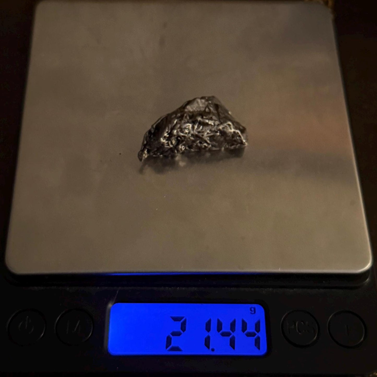 Beautiful Aletai Meteorite Specimen, 21.44 grams, COA, Meteorite Collection, Astronomy Gift, Authentic Iron Meteorite, Space Gift, Space