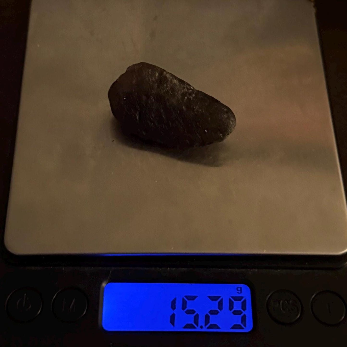 Colombianite Specimen, Beautiful and Translucent, Shamanic, Tektite, Pseudotektite, Obsidian, Healing Energy, Metaphysical, 15.29 grams