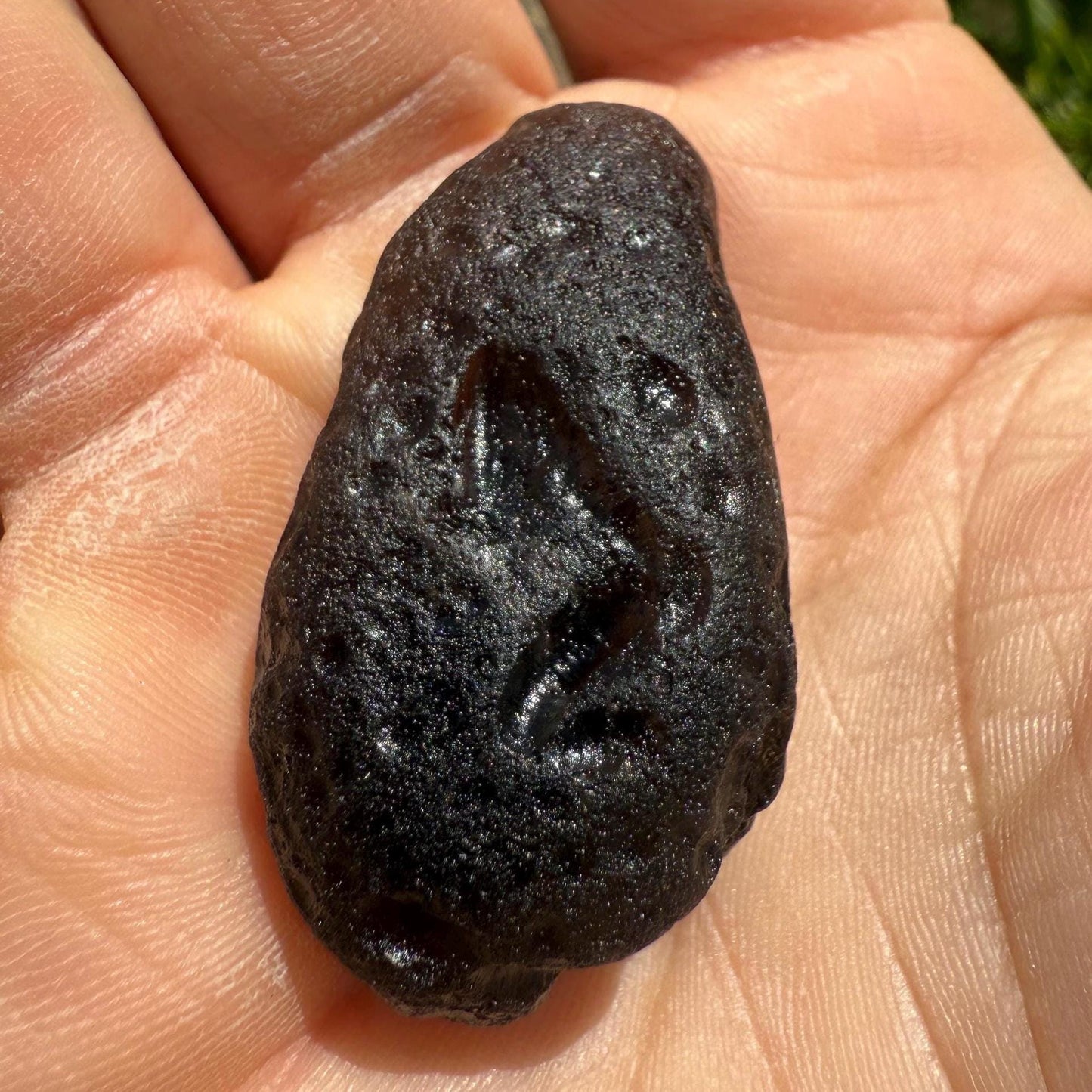 Colombianite Specimen, Beautiful and Translucent, Shamanic, Tektite, Pseudotektite, Obsidian, Healing Energy, Metaphysical, 15.29 grams