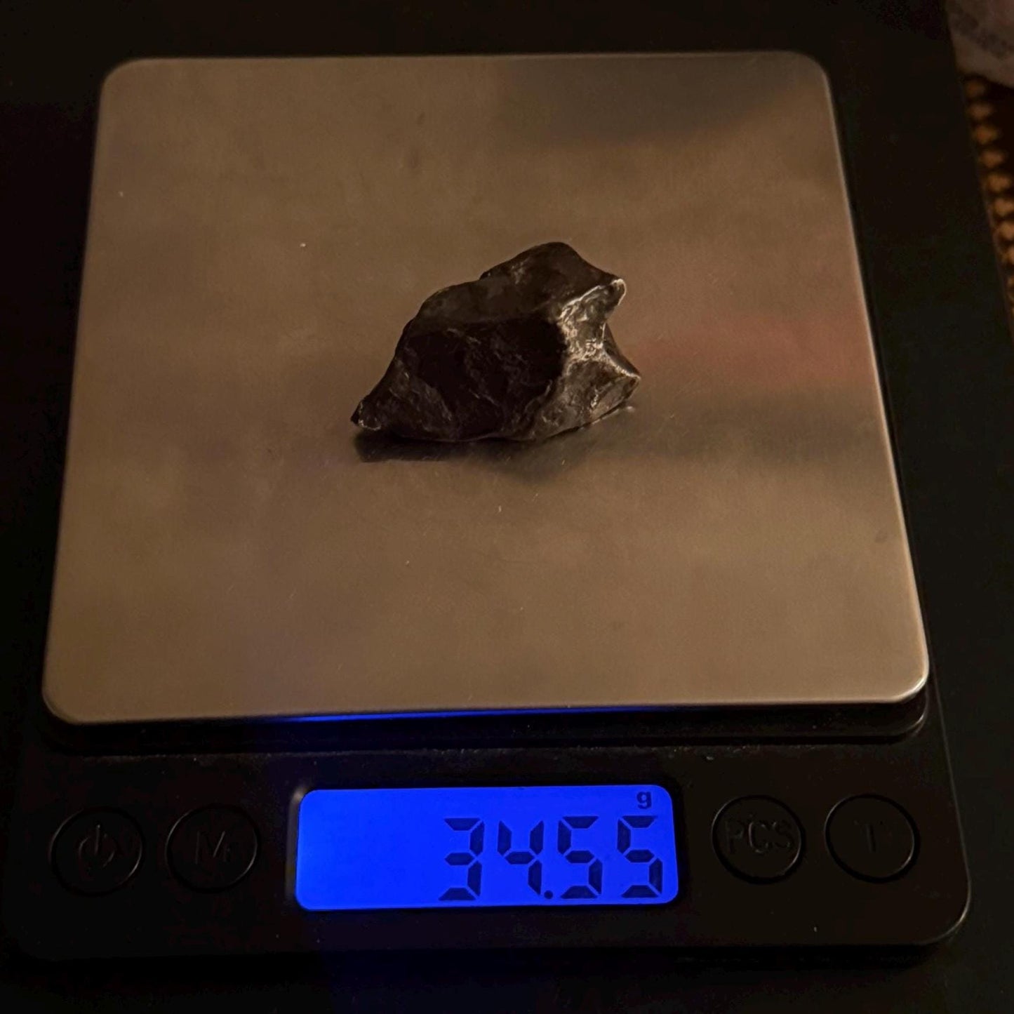 Rare and Unique Agoudal Meteorite Specimen, grams, Iron Meteorite, Astronomy Gift, Space Gift, Meteorites, Iron Meteorite, 34.55 grams