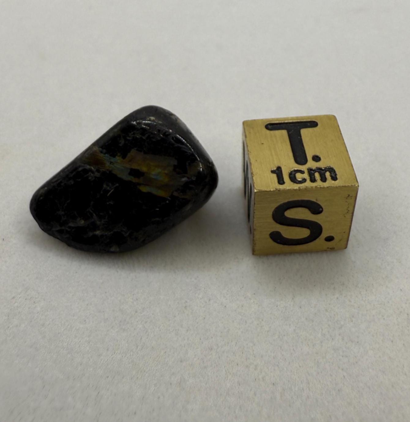 Nuummite Stone, Natural Nuummite, Greenland, Reiki, Rock Collection, Manifesting, Grounding, Energy Work, Reiki Creativity, 4.54 grams