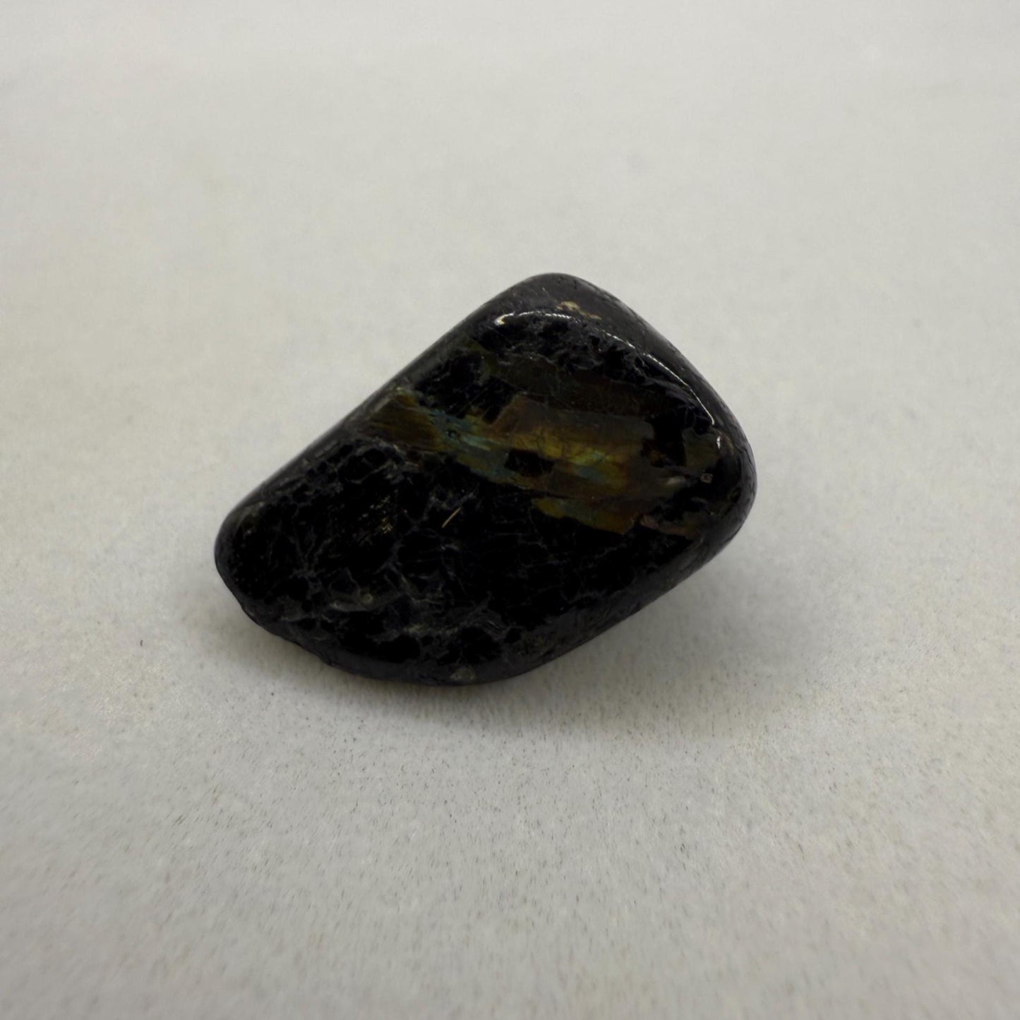 Nuummite Stone, Natural Nuummite, Greenland, Reiki, Rock Collection, Manifesting, Grounding, Energy Work, Reiki Creativity, 4.54 grams