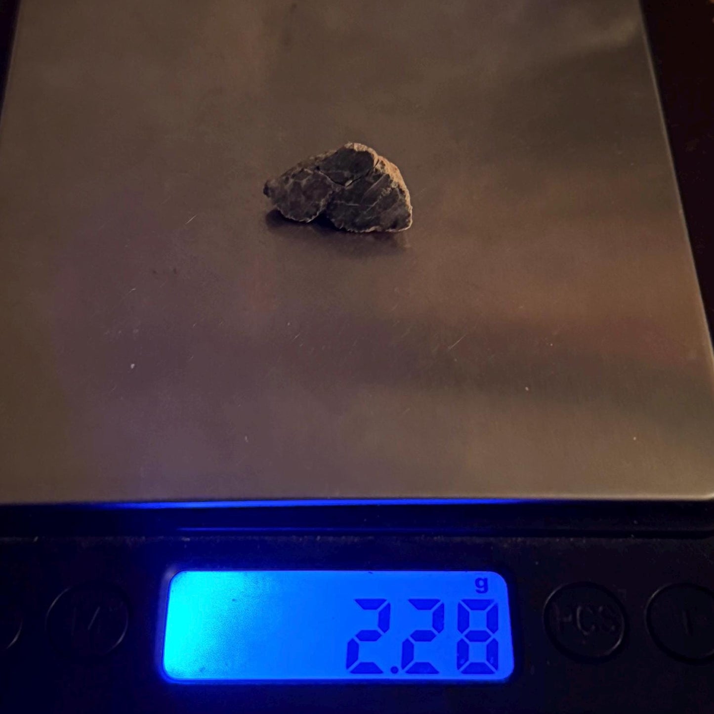 Bechar 007 Moon|Lunar Meteorite, Feldspathic Breccia, Moon Meteorite Half, Meteorite Collection, Lunar Feldspathic Breccia, 2.28 grams