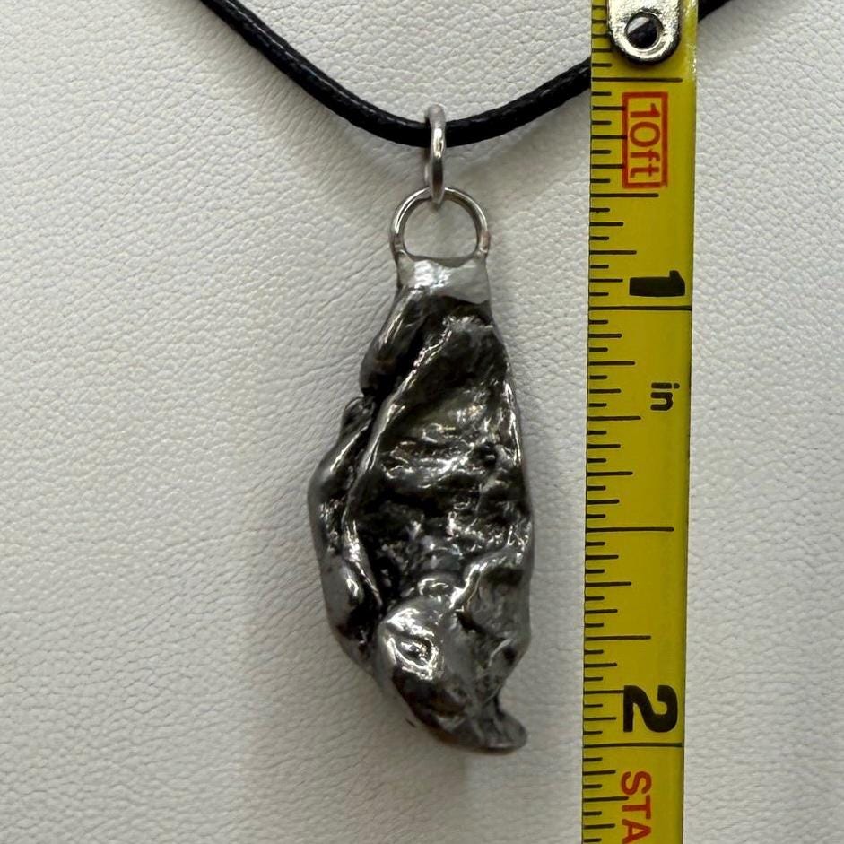 Beautiful Aletai Meteorite Pendant, 14.41 grams, Astronomy Gift, Authentic Meteorite, Meteorite Jewelry, Meteorite Pendant, COA, Space Gift