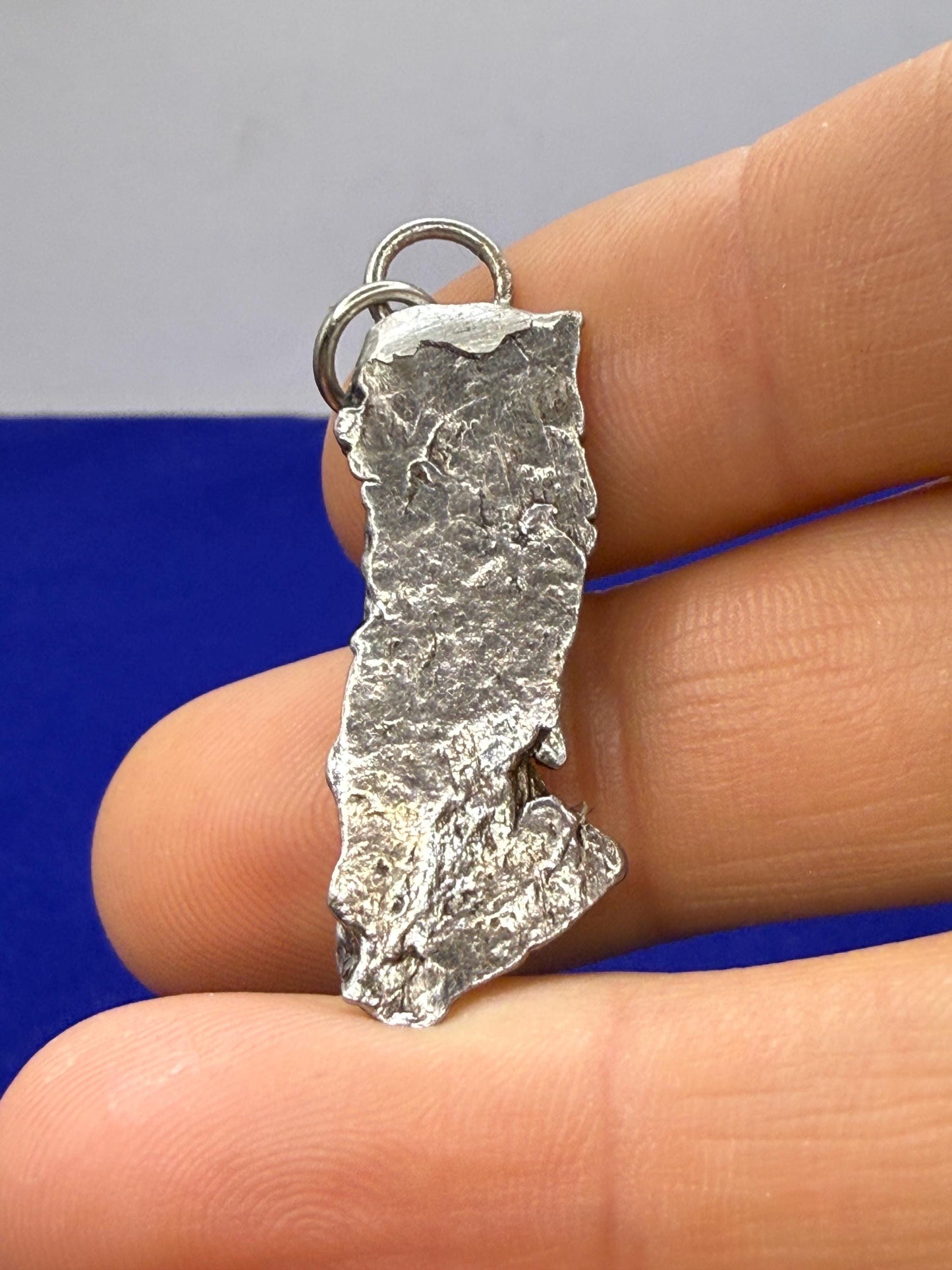 Beautiful Aletai Meteorite Pendant, 8.66 grams, Astronomy Gift, Authentic Meteorite, Meteorite Jewelry, Meteorite Pendant, COA, Space Gift