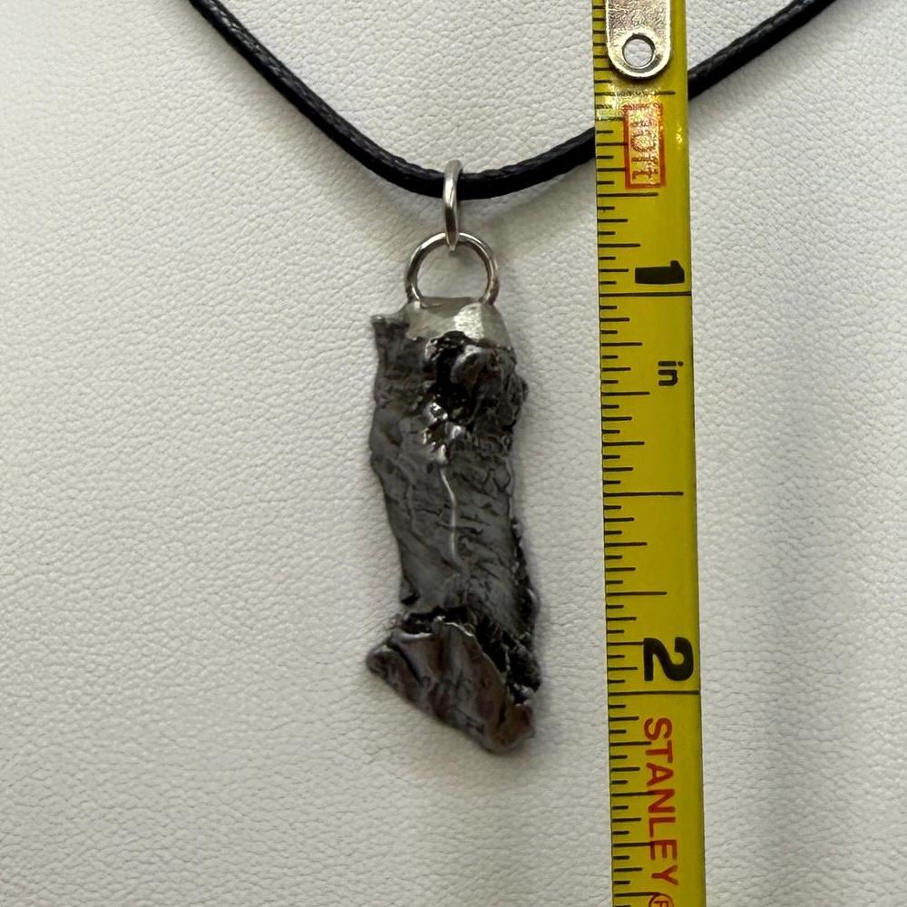 Beautiful Aletai Meteorite Pendant, 8.66 grams, Astronomy Gift, Authentic Meteorite, Meteorite Jewelry, Meteorite Pendant, COA, Space Gift