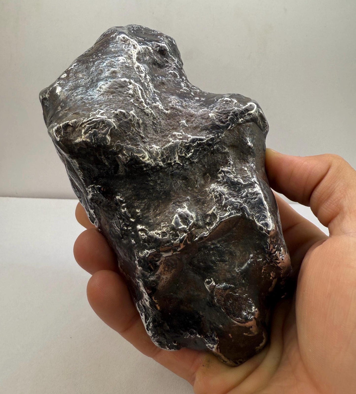 Beautiful Large Aletai Meteorite Specimen, 3 lbs 12oz, Meteorite Collection, Astronomy Gift, Authentic Meteorite, Space Gift, Office Decor
