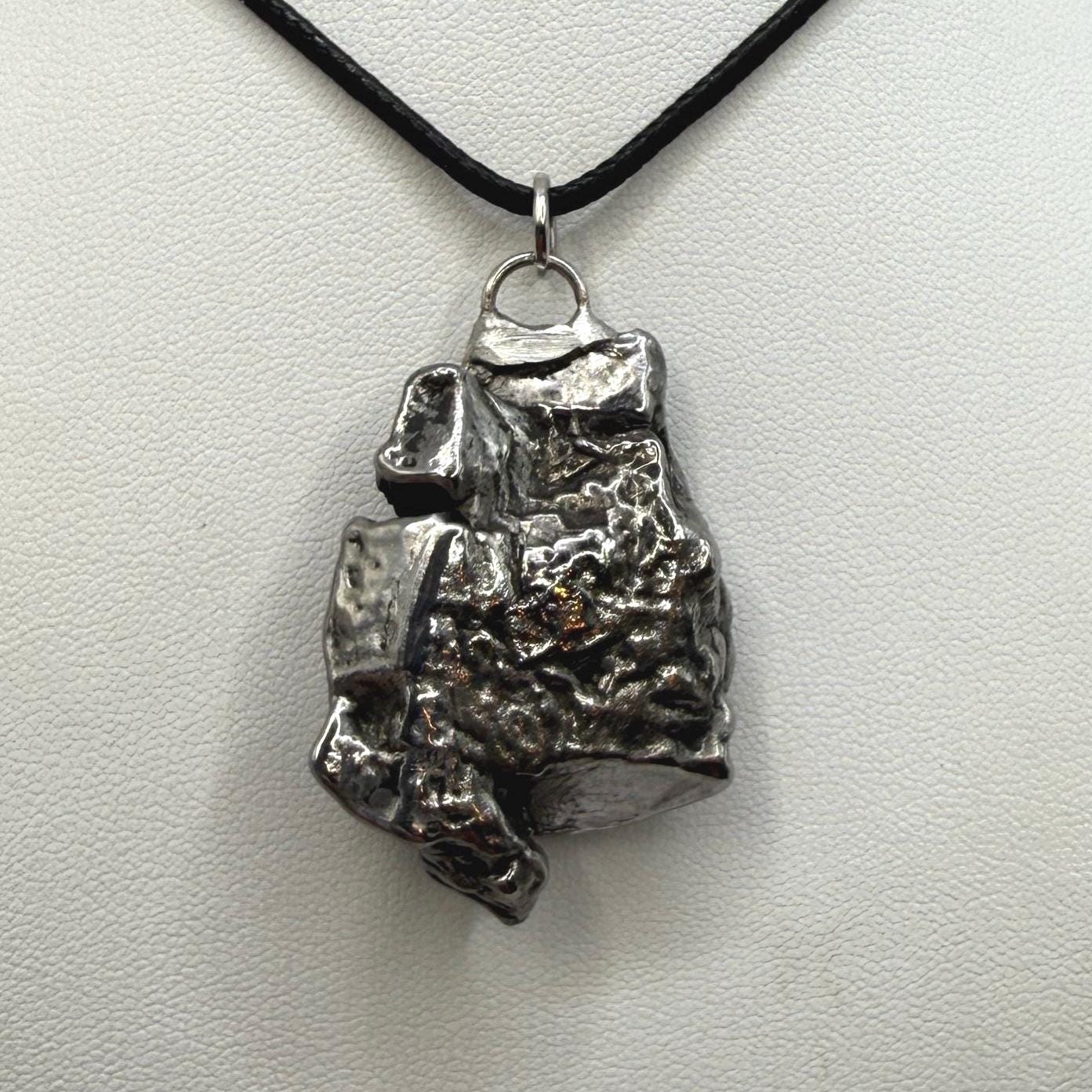 Beautiful Aletai Meteorite Pendant, 42.61 grams, Astronomy Gift, Authentic Meteorite, Meteorite Jewelry, Meteorite Pendant, COA, Space Gift