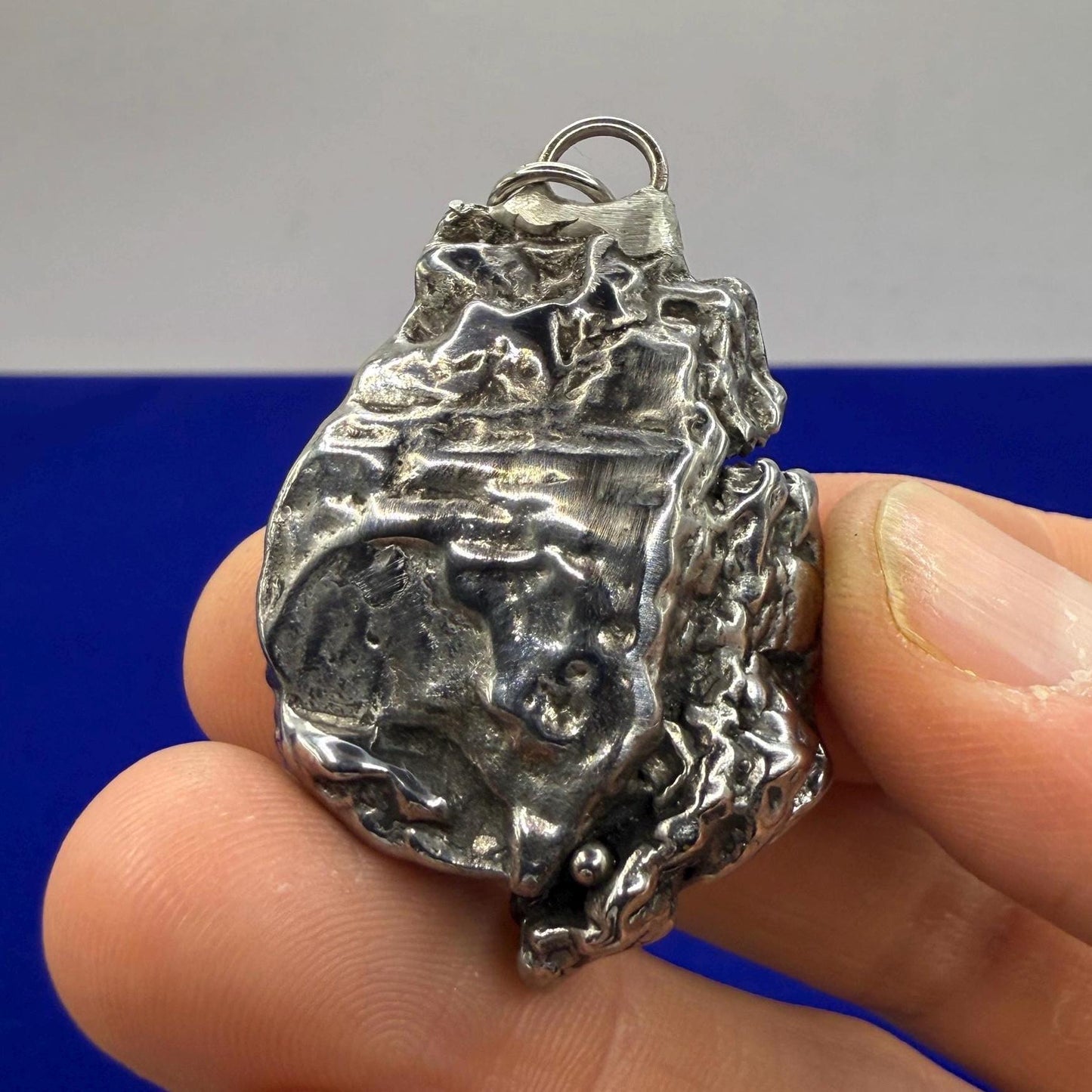 Beautiful Aletai Meteorite Pendant, 42.61 grams, Astronomy Gift, Authentic Meteorite, Meteorite Jewelry, Meteorite Pendant, COA, Space Gift