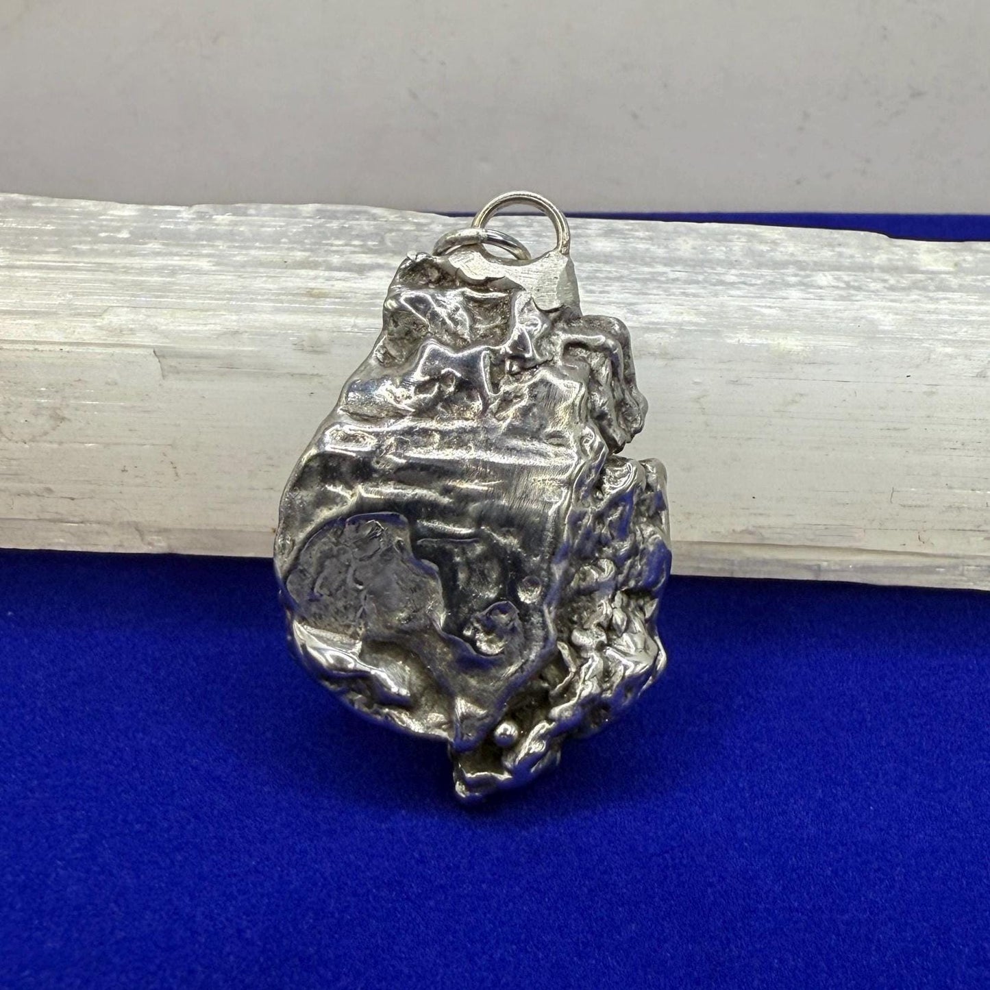 Beautiful Aletai Meteorite Pendant, 42.61 grams, Astronomy Gift, Authentic Meteorite, Meteorite Jewelry, Meteorite Pendant, COA, Space Gift