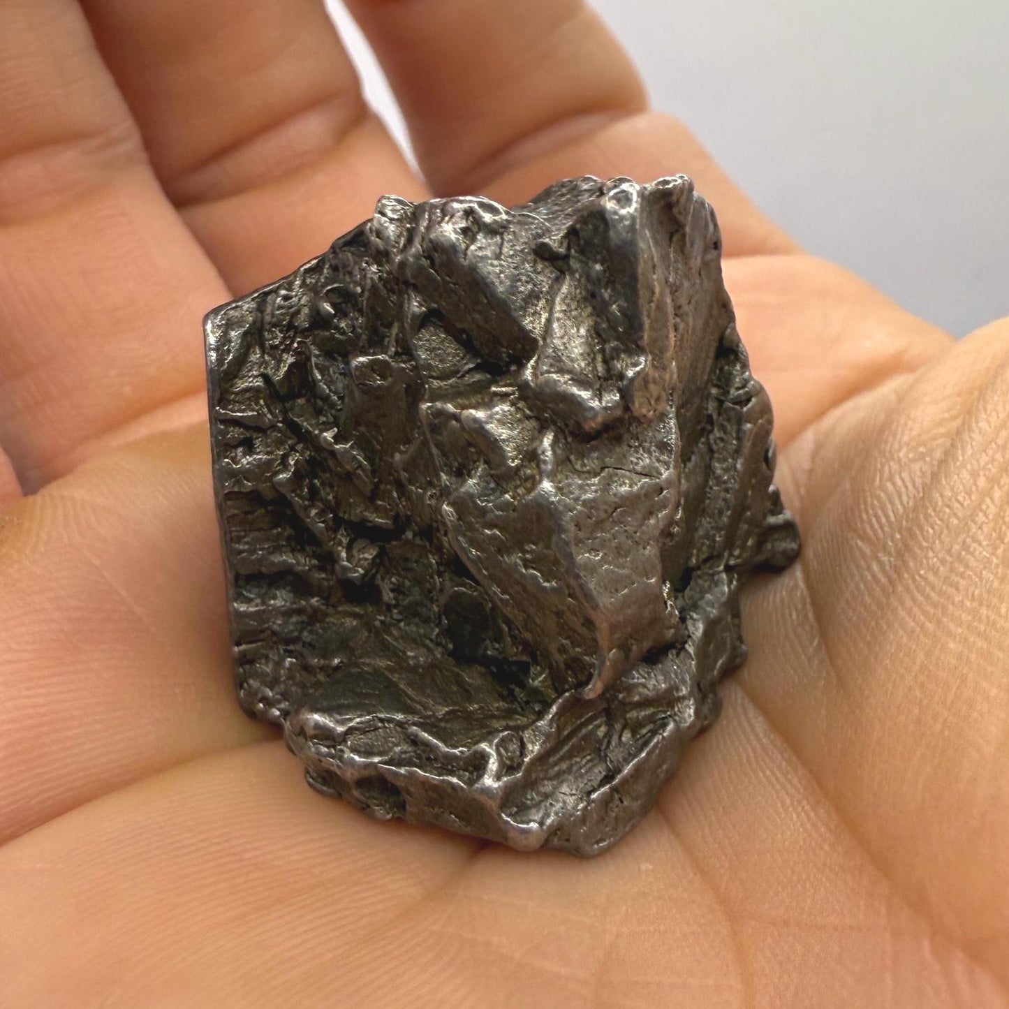 Beautiful Aletai Meteorite Specimen, 74.60 grams, COA, Meteorite Collection, Astronomy Gift, Authentic Iron Meteorite, Space Gift, Space