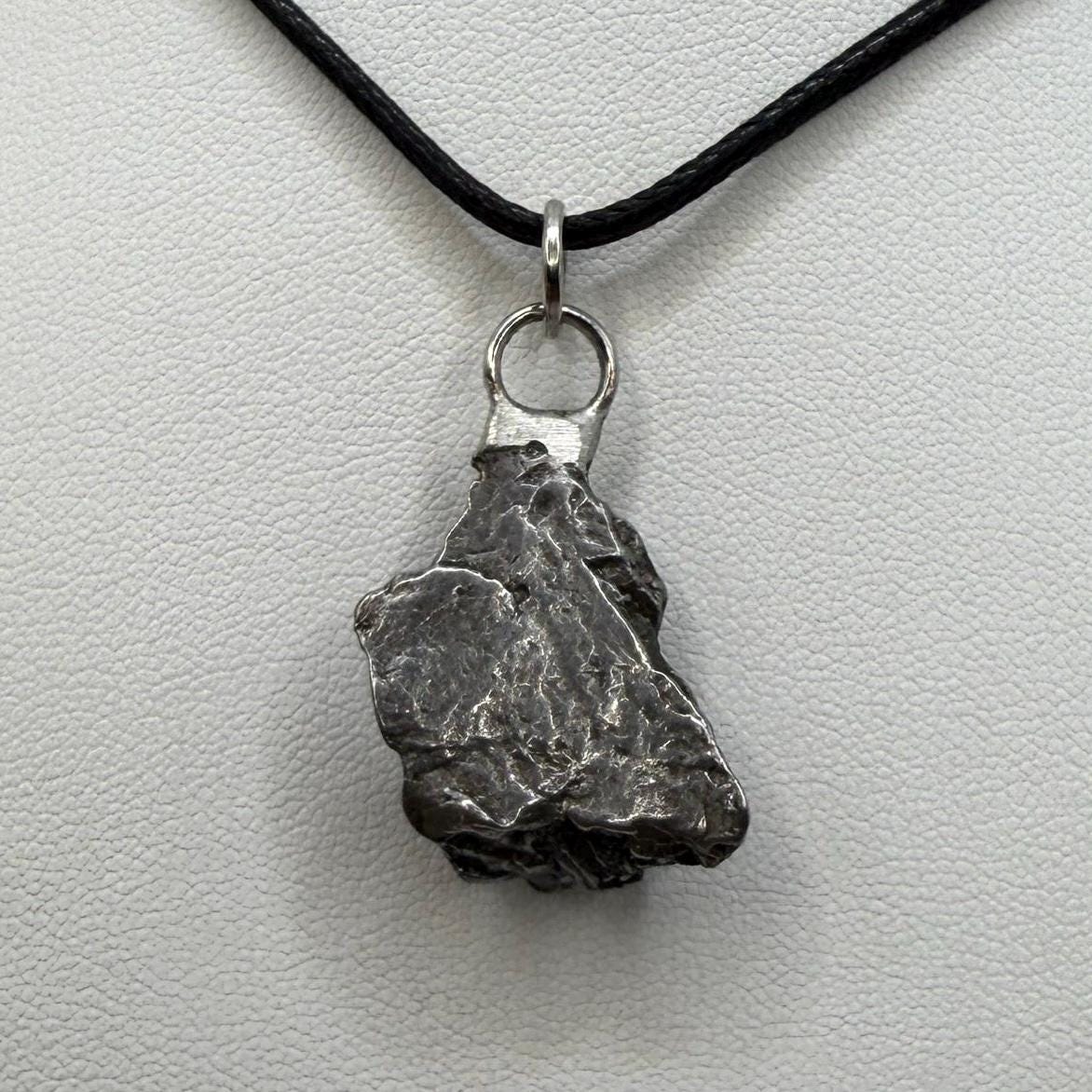 Beautiful Aletai Meteorite Pendant, 8.63 grams, Astronomy Gift, Authentic Meteorite, Meteorite Jewelry, Meteorite Pendant, COA, Space Gift