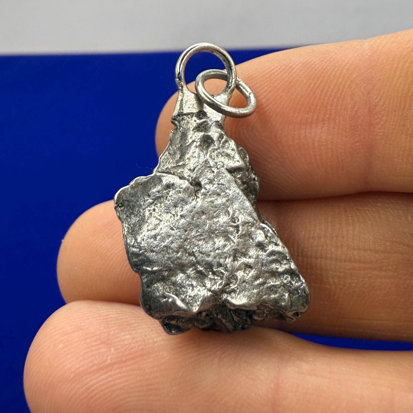 Beautiful Aletai Meteorite Pendant, 8.63 grams, Astronomy Gift, Authentic Meteorite, Meteorite Jewelry, Meteorite Pendant, COA, Space Gift