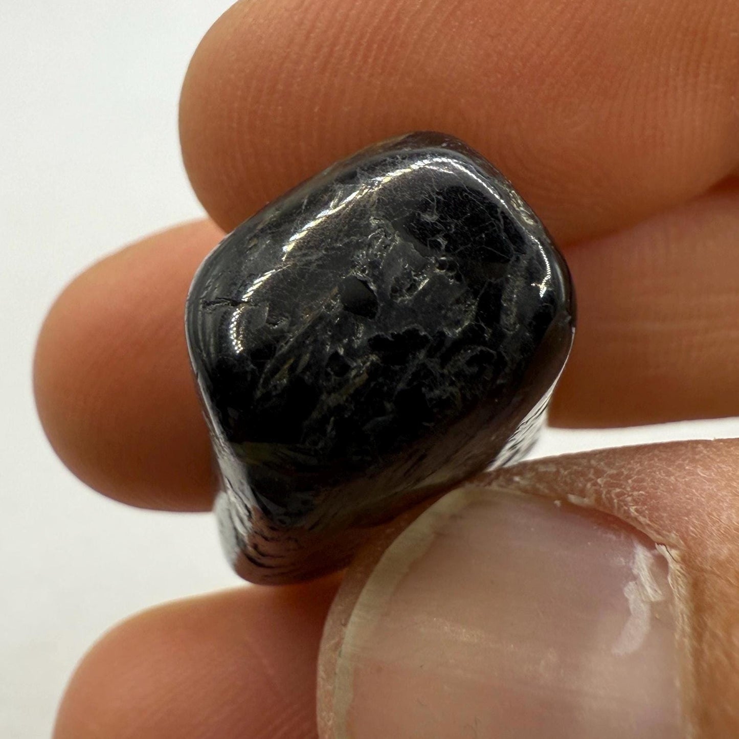 Nuummite Stone, Natural Nuummite, Greenland, Reiki, Rock Collection, Manifesting, Grounding, Energy Work, Reiki Creativity, 8.91 grams