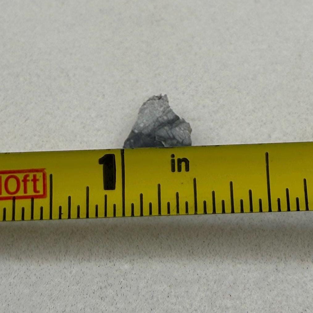 Gadamis 003 Moon/Lunar Meteorite Slice, Authentic Lunar Meteorite,Apollo Lunar, Moon Meteorite, Meteorite Collection, Moon Slice, 0.25 grams