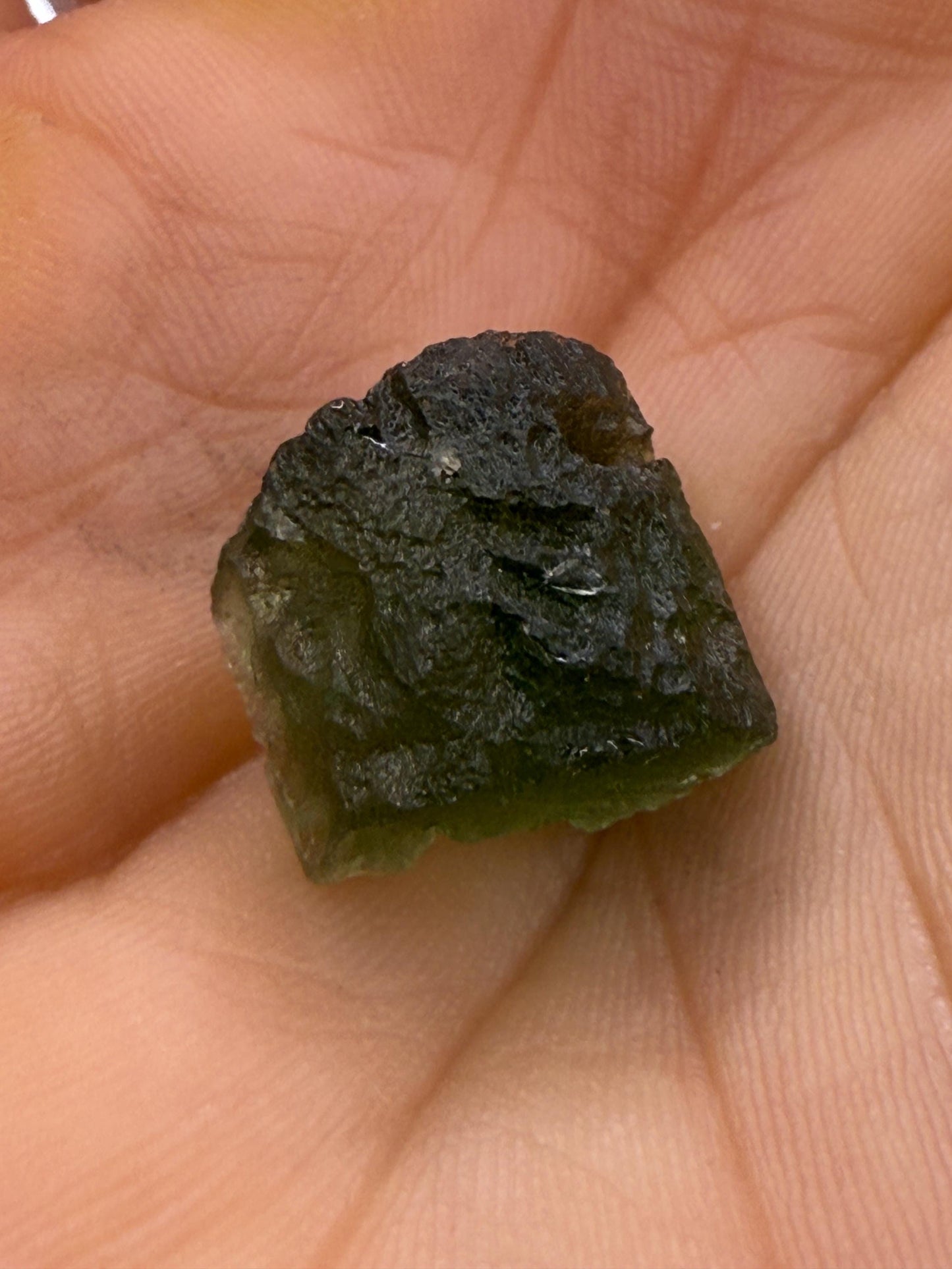 Moldavite Tektite Specimen, Authentic Moldavite, Transformation, Manifestation, Reiki, Authentic Moldavite Specimen, 2.18 grams/10.9 carats