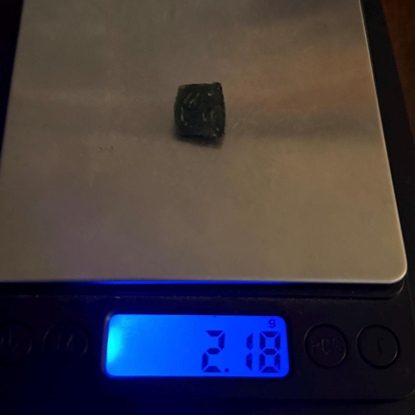 Moldavite Tektite Specimen, Authentic Moldavite, Transformation, Manifestation, Reiki, Authentic Moldavite Specimen, 2.18 grams/10.9 carats