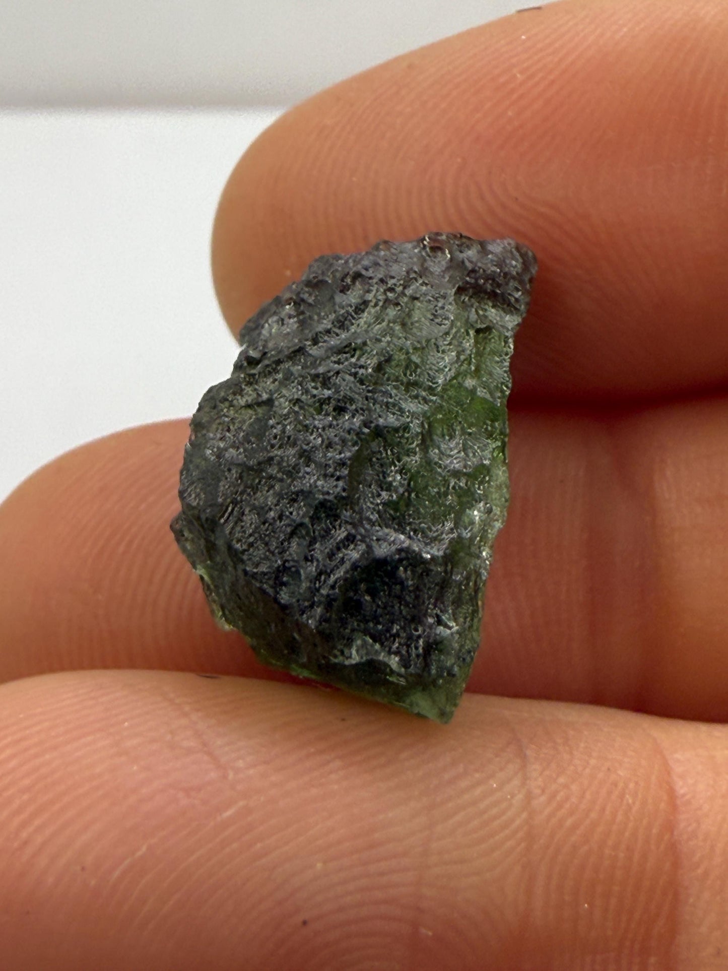 Moldavite Tektite Specimen, Authentic Moldavite, Transformation, Manifestation, Reiki, Authentic Moldavite Specimen, 2.46 grams/12.3 carats
