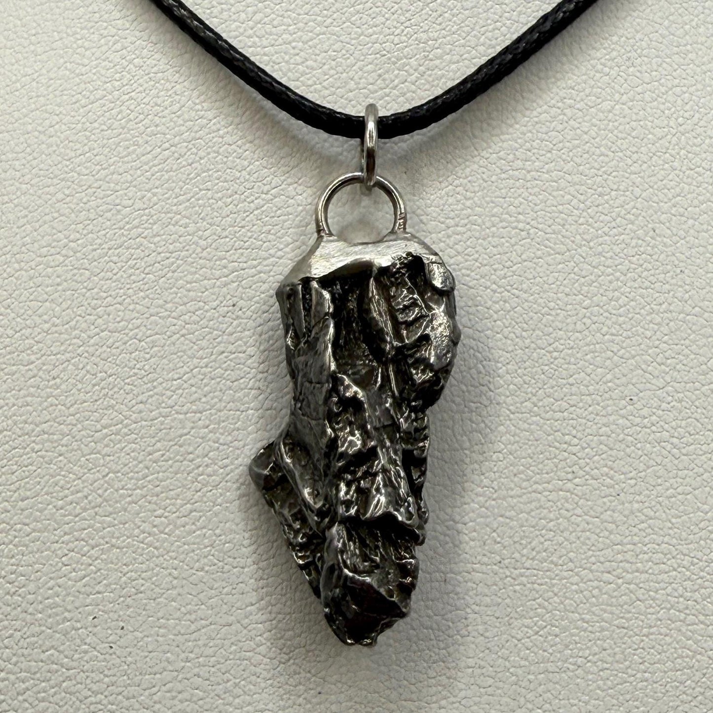 Beautiful Meteorite Campo del Cielo Pendant 10.24 Grams, Astronomy Gift, Authentic Meteorite, Meteorite Jewelry, Meteorite Pendant, COA
