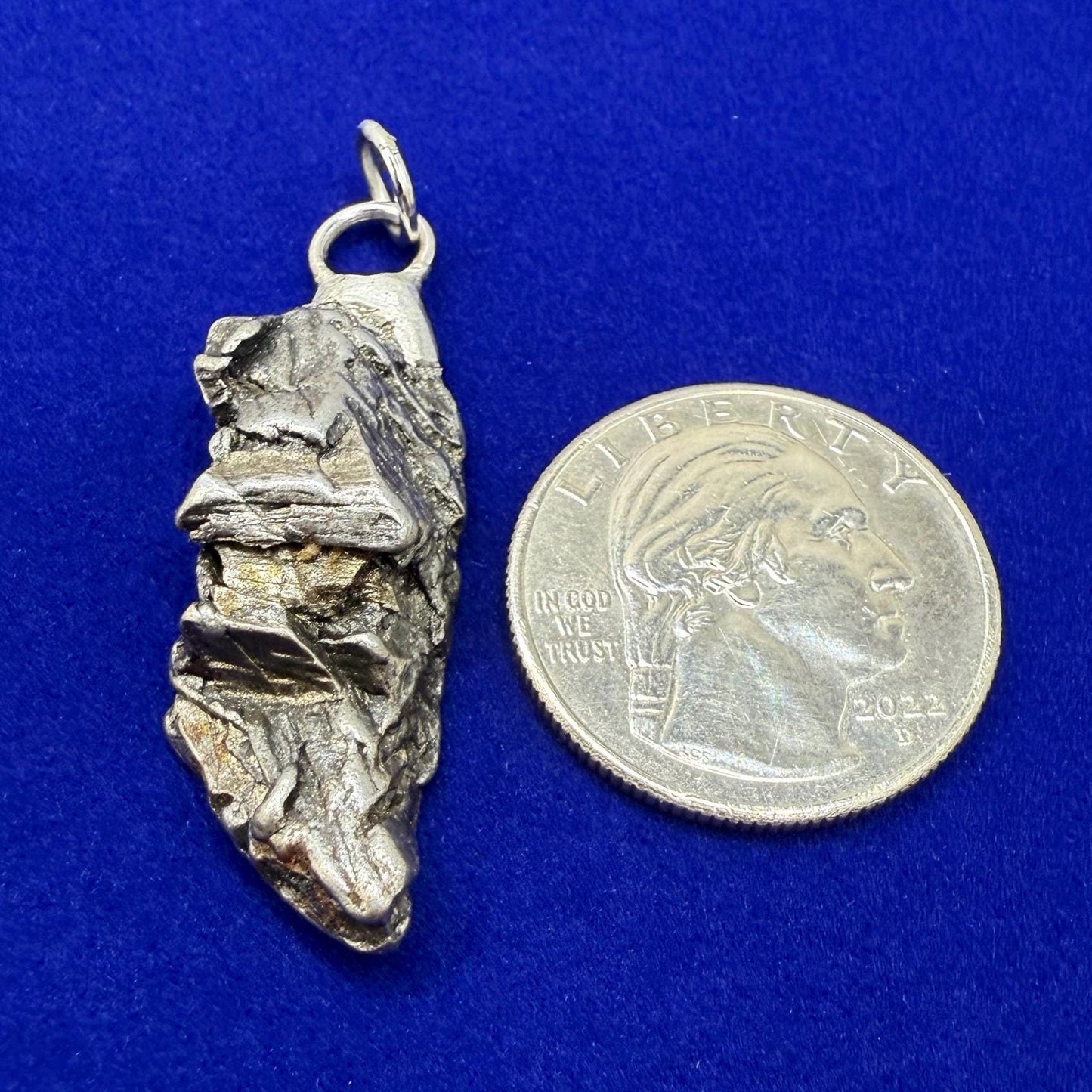 Beautiful Aletai Meteorite Pendant, 10.68 grams, Astronomy Gift, Authentic Meteorite, Meteorite Jewelry, Meteorite Pendant, COA, Space Gift