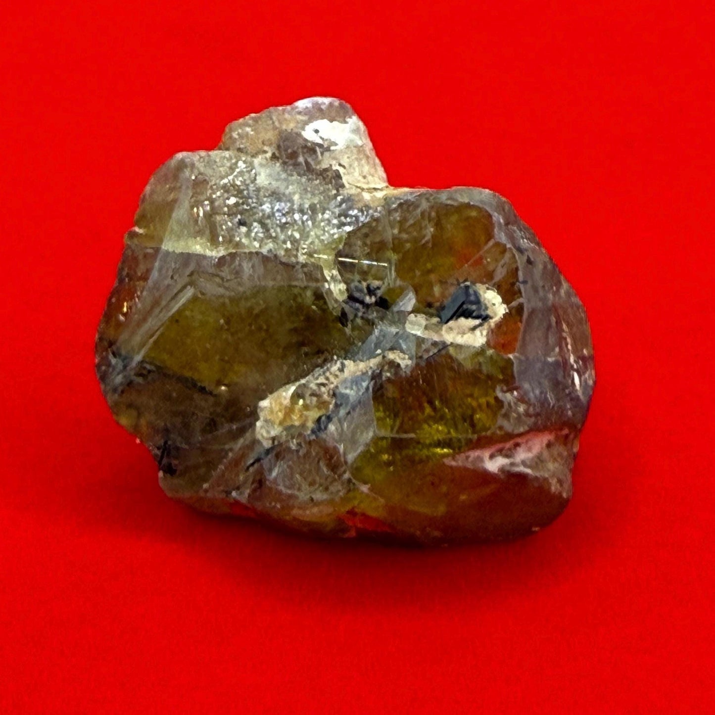 Sphene, Titanite, Golden Brown Sphene, Madagascar, Crystal Collection, Willpower, Mental Clarity, Reiki, Solar Plexus, 9.73 grams