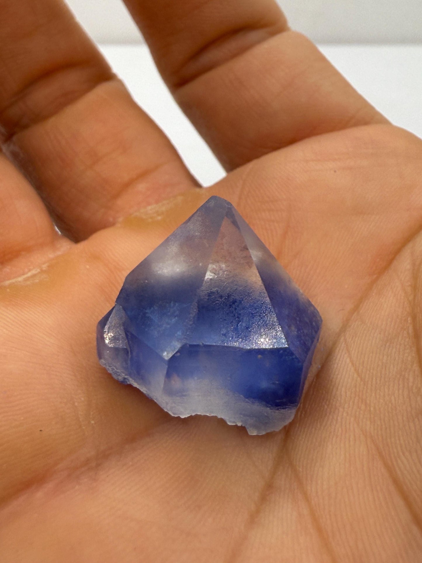 Rare Blue Dumortierite Crystal from Bahia, Brazil, Terminated– 5.47g/27.35ct, Gemstone for Collectors, Meditation, Reiki, Healing Decor