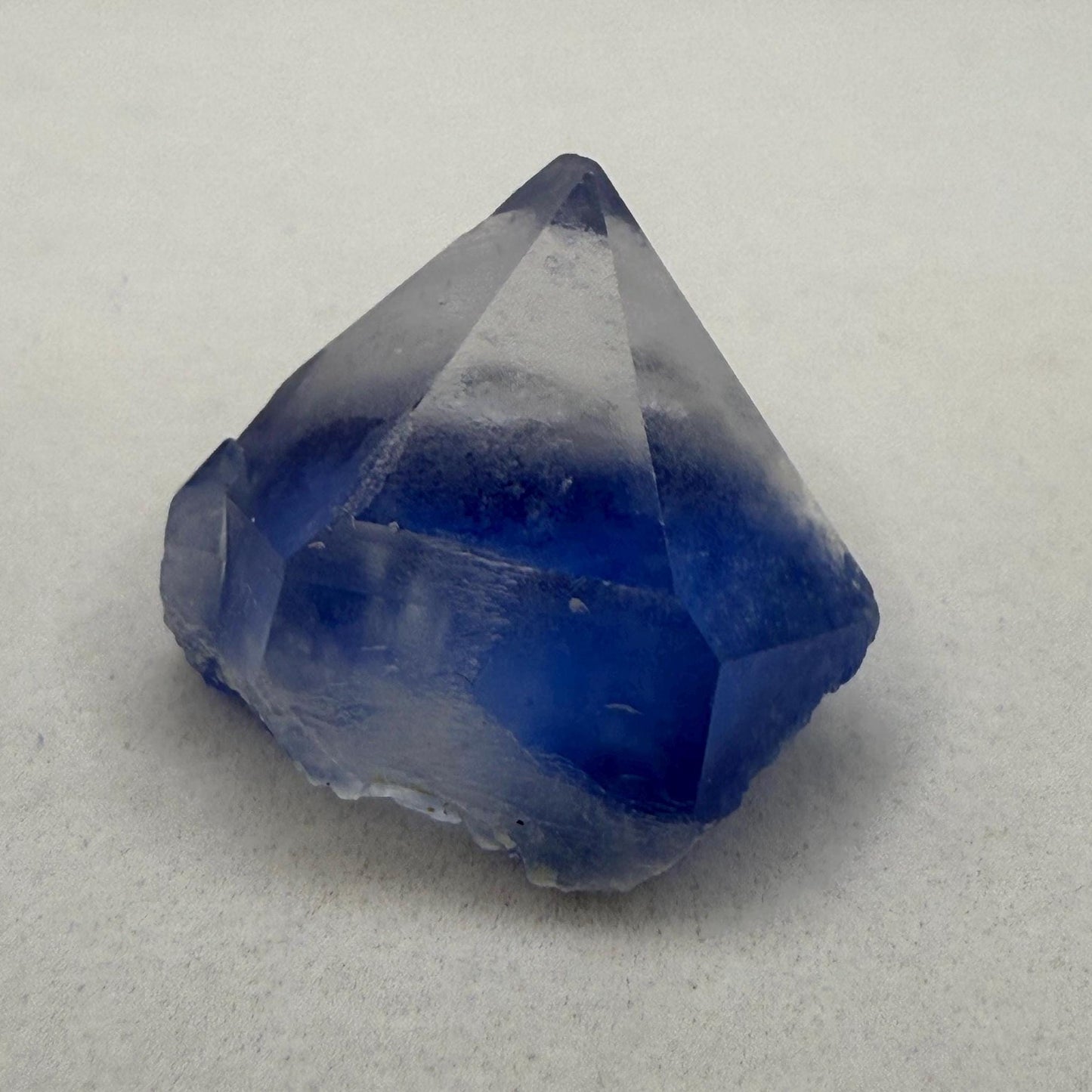 Rare Blue Dumortierite Crystal from Bahia, Brazil, Terminated– 5.47g/27.35ct, Gemstone for Collectors, Meditation, Reiki, Healing Decor