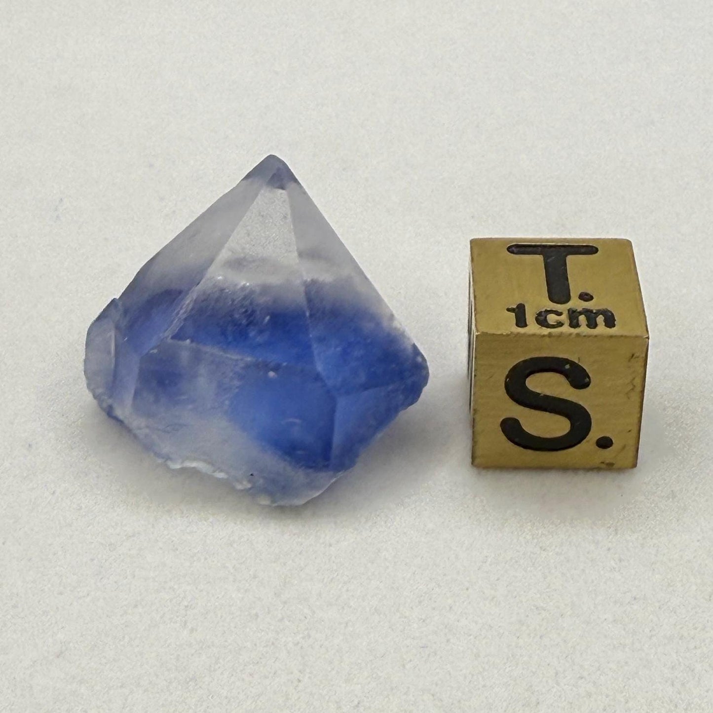 Rare Blue Dumortierite Crystal from Bahia, Brazil, Terminated– 5.47g/27.35ct, Gemstone for Collectors, Meditation, Reiki, Healing Decor