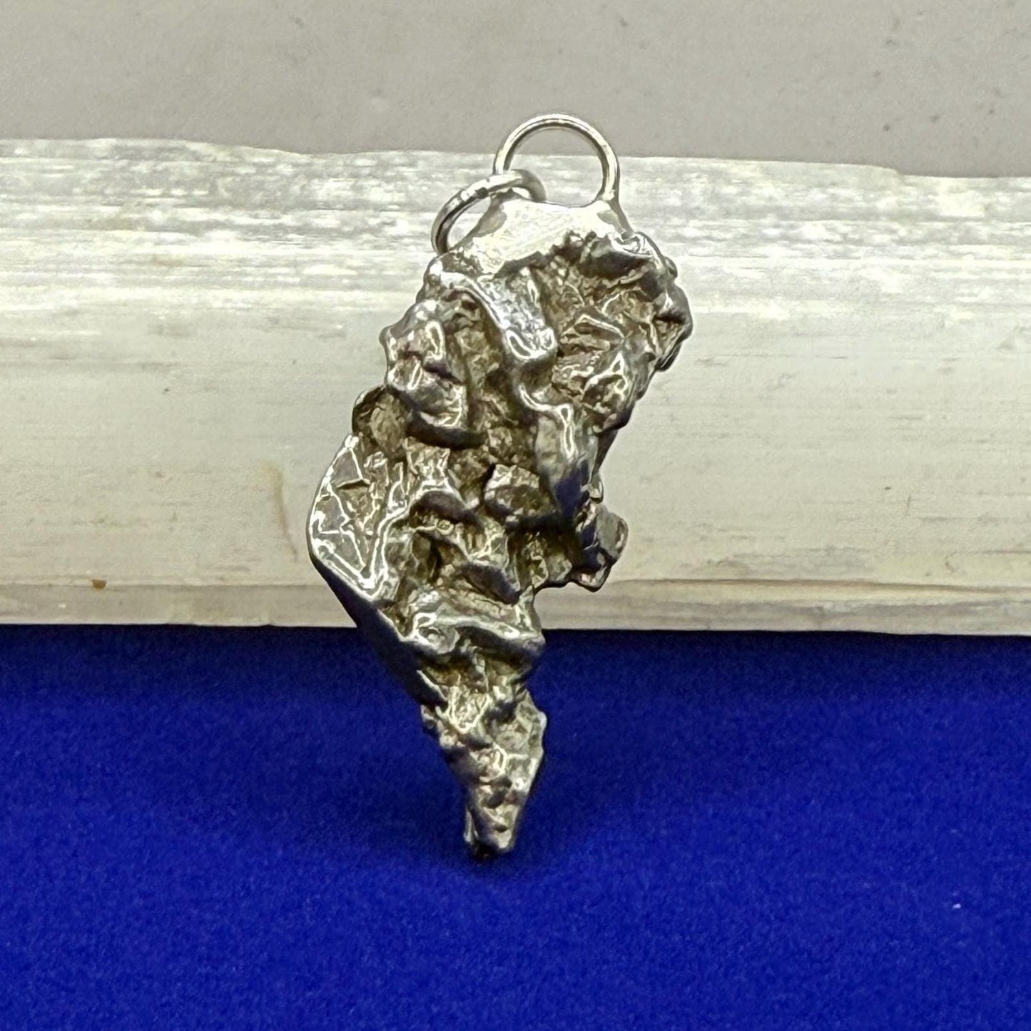 Beautiful Meteorite Campo del Cielo Pendant 15.31 grams, Astronomy Gift, Authentic Meteorite, Meteorite Jewelry, Meteorite Pendant, COA