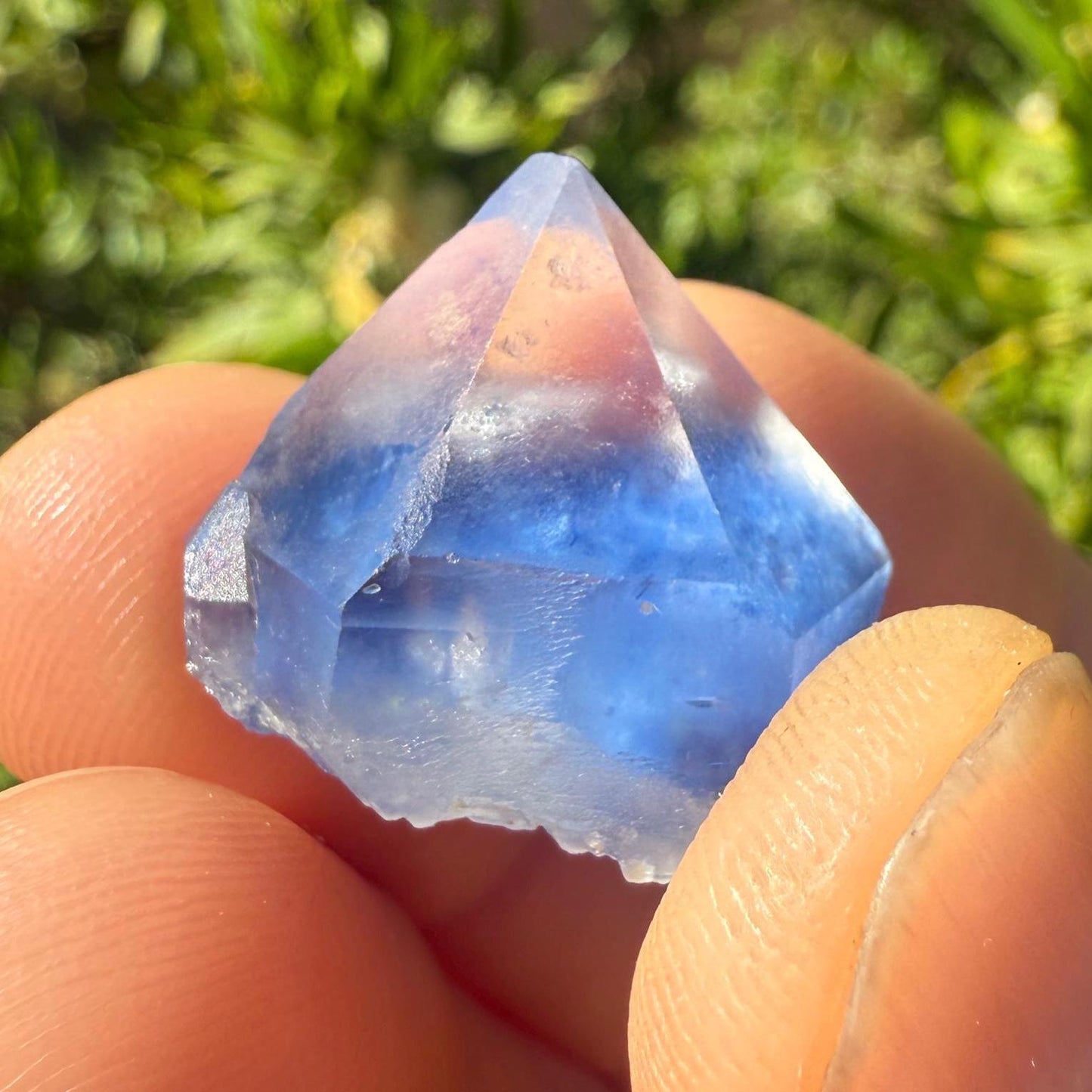Rare Blue Dumortierite Crystal from Bahia, Brazil, Terminated– 5.47g/27.35ct, Gemstone for Collectors, Meditation, Reiki, Healing Decor