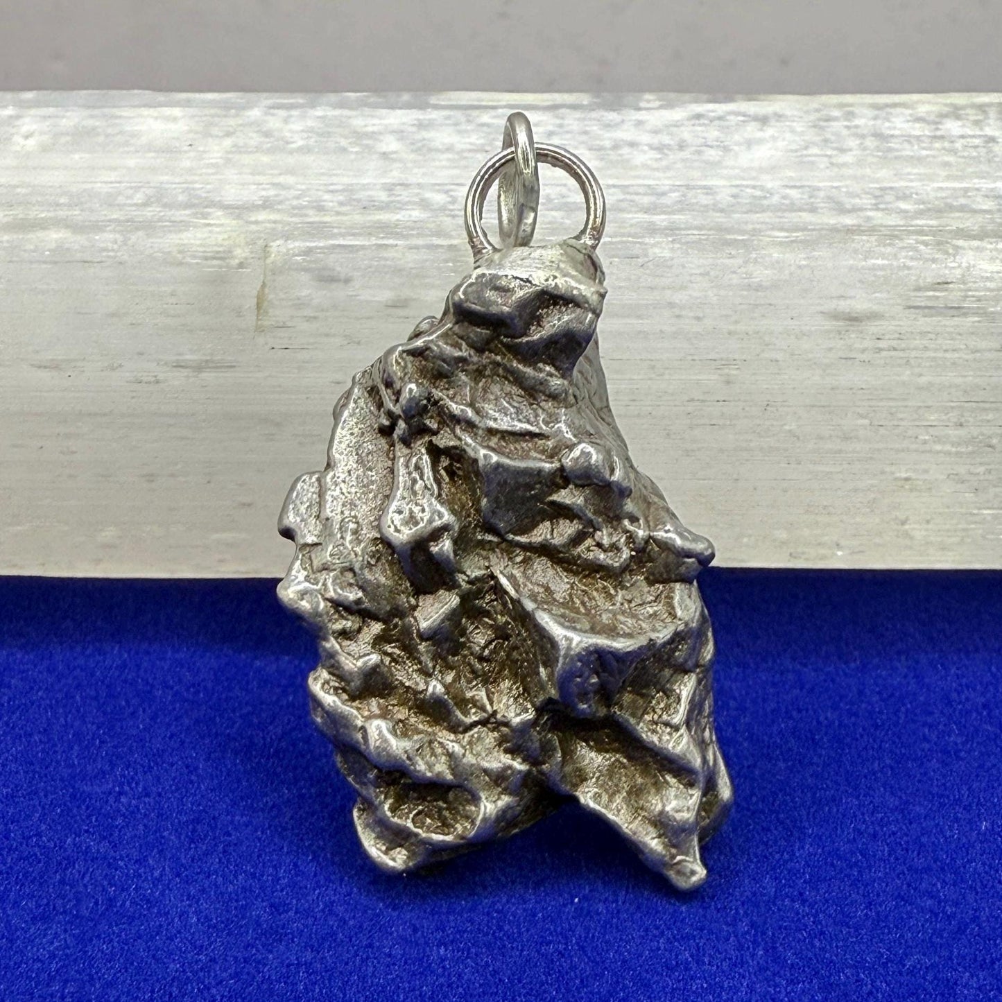 Beautiful Meteorite Campo del Cielo Pendant 20.26 grams, Astronomy Gift, Authentic Meteorite, Meteorite Jewelry, Meteorite Pendant, COA