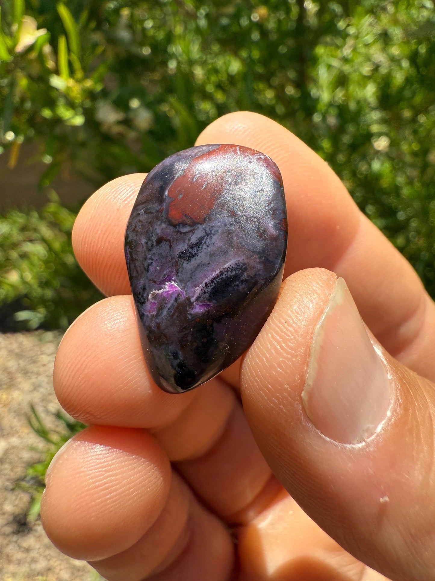 Sugalite Specimen, Polished Sugalite, Rare Sugalite, Inner Peace, South African, Reiki Energy Work, Authentic Sugalite, 10.99 grams