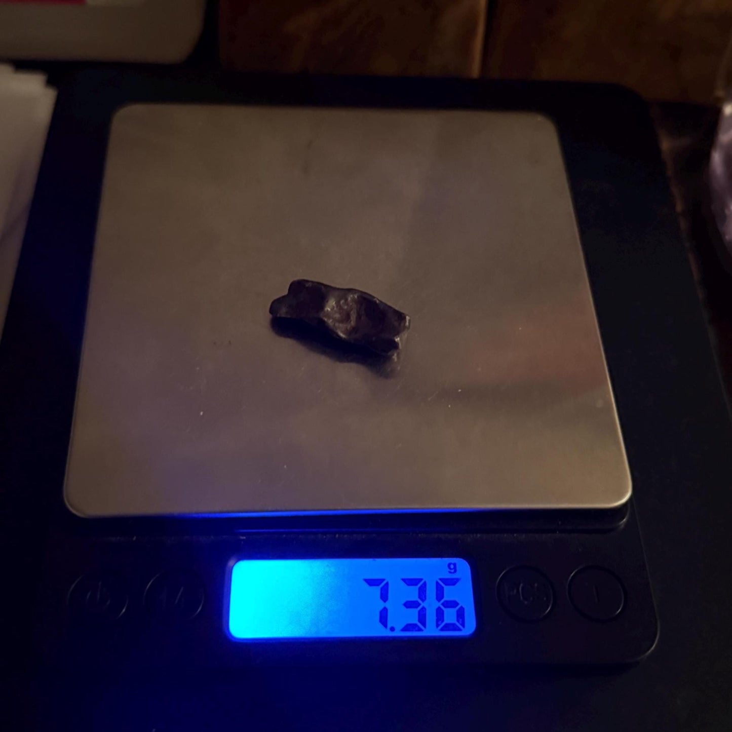 Rare and Unique Agoudal Meteorite Specimen, grams, Iron Meteorite, Astronomy Gift, Space Gift, Meteorites, Iron Meteorite, 7.36 grams