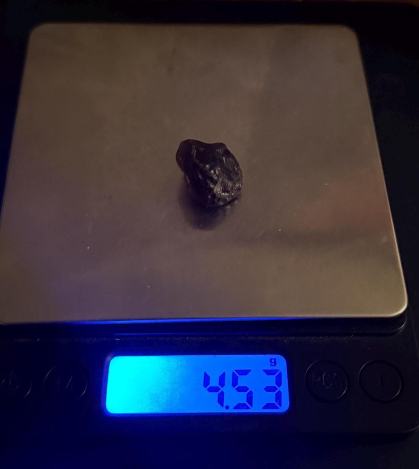 Colombianite Specimen, Beautiful and Translucent, Shamanic, Tektite, Pseudotektite, Obsidian, Healing Energy, Metaphysical, 4.53 grams