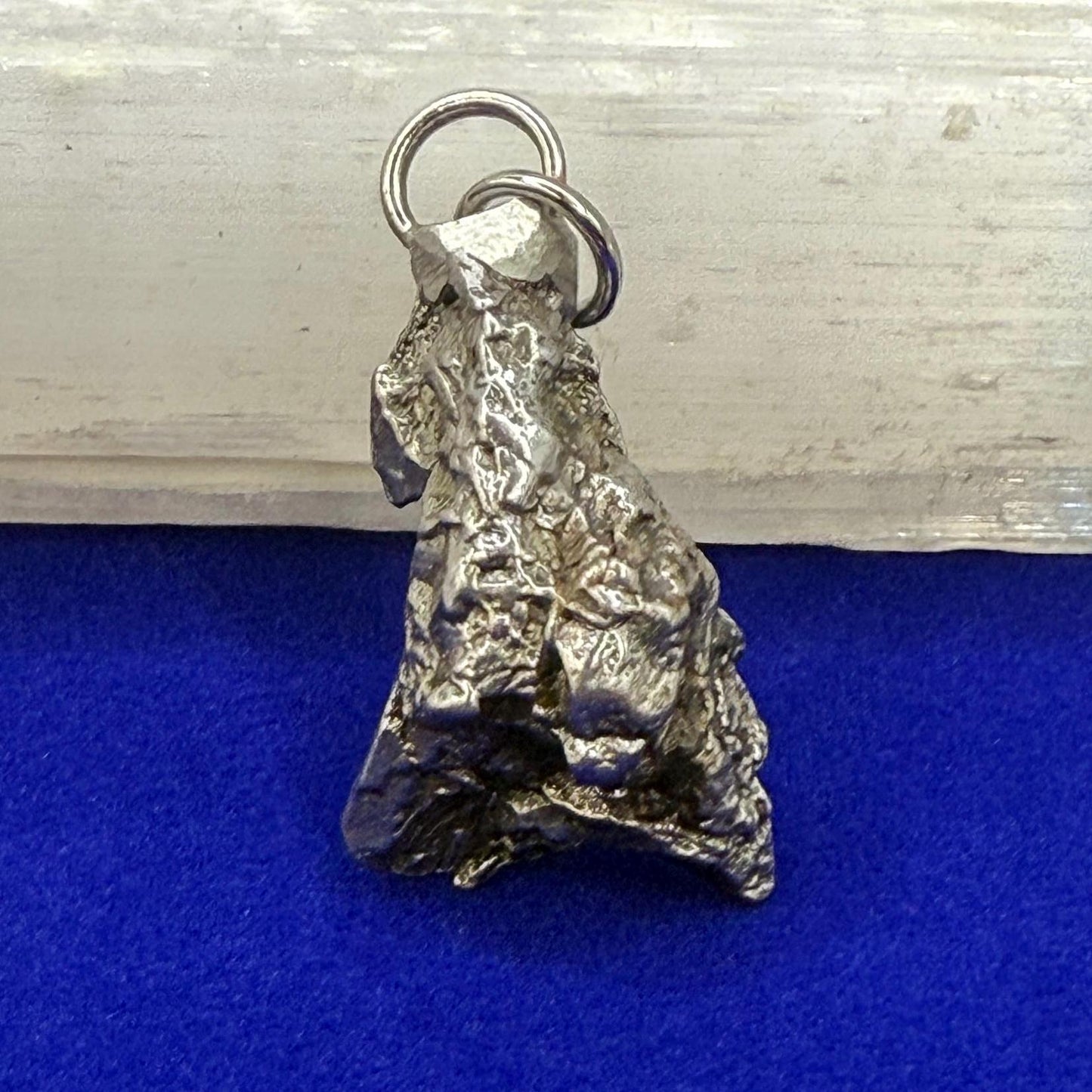 Beautiful Meteorite Campo del Cielo Pendant 9.66 grams, Astronomy Gift, Authentic Meteorite, Meteorite Jewelry, Meteorite Pendant, COA