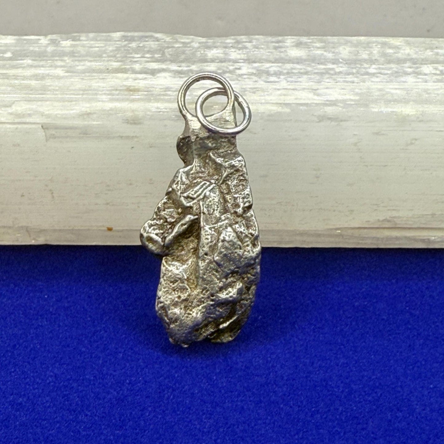 Beautiful Meteorite Campo del Cielo Pendant 9.28 grams, Astronomy Gift, Authentic Meteorite, Meteorite Jewelry, Meteorite Pendant, COA