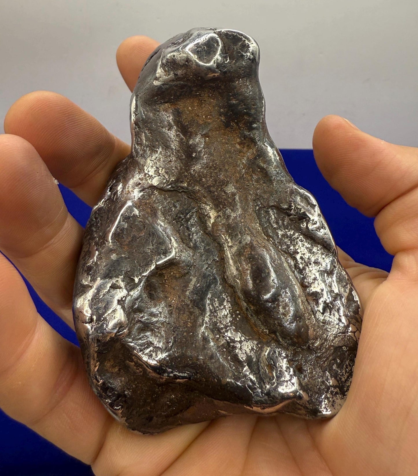 Beautiful Large Aletai Meteorite Specimen, 1 lb 5.5oz, Meteorite Collection, Astronomy Gift, Authentic Meteorite, Space Gift, Office Decor