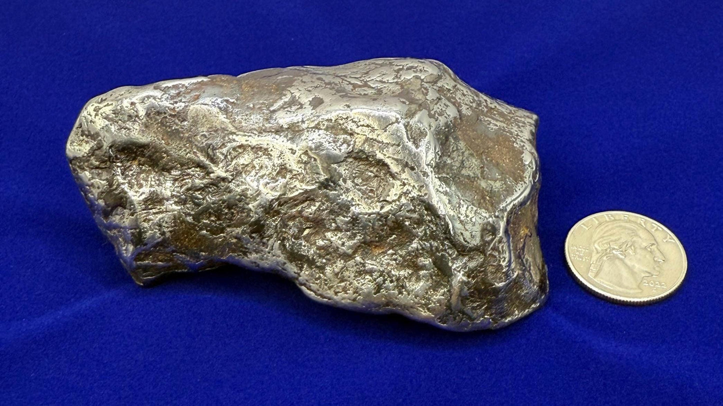 Beautiful Large Aletai Meteorite Specimen, 1 lb 5.5oz, Meteorite Collection, Astronomy Gift, Authentic Meteorite, Space Gift, Office Decor
