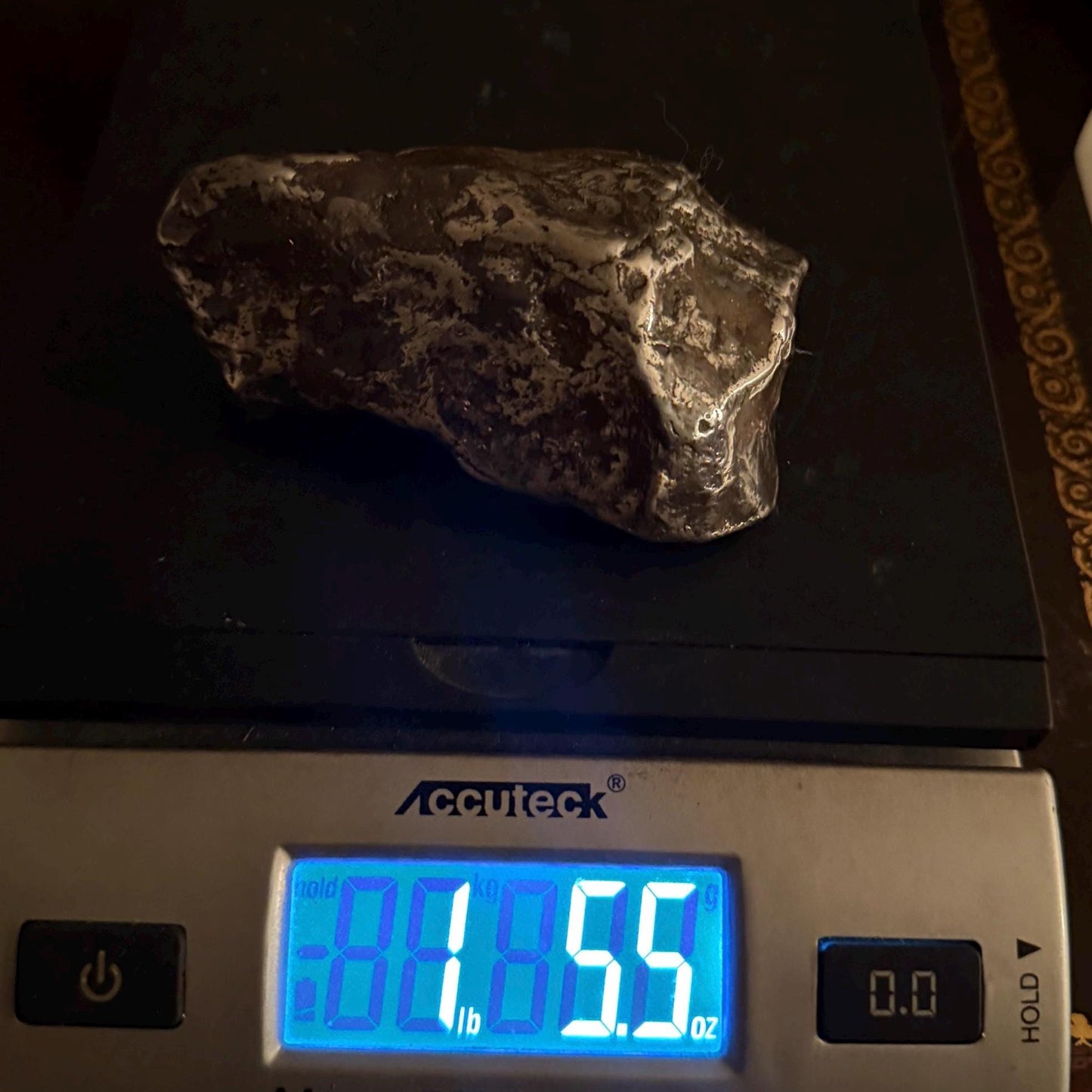 Beautiful Large Aletai Meteorite Specimen, 1 lb 5.5oz, Meteorite Collection, Astronomy Gift, Authentic Meteorite, Space Gift, Office Decor