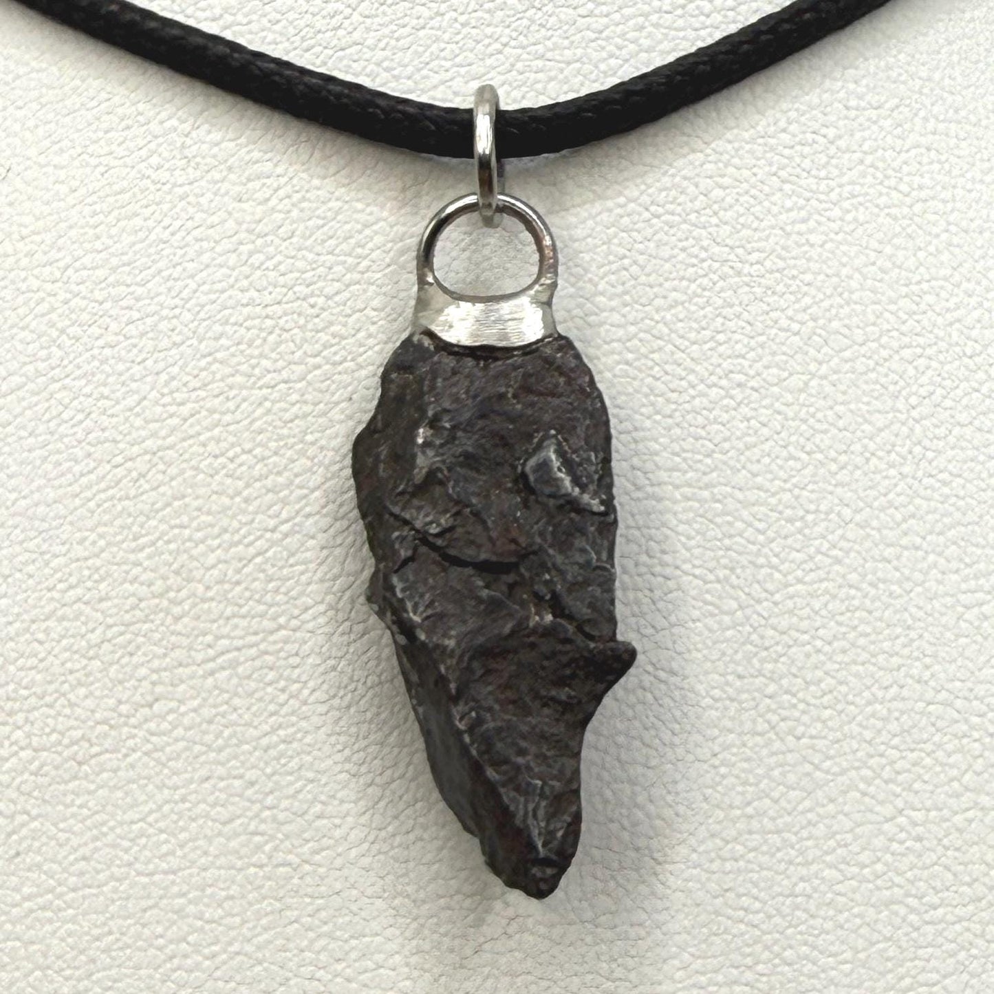 Rare Canyon Diablo Meteorite Pendant 7.58 grams, Beautiful and unique meteorite formation, Astronomy Gift, Space Gift, Iron Meteorite